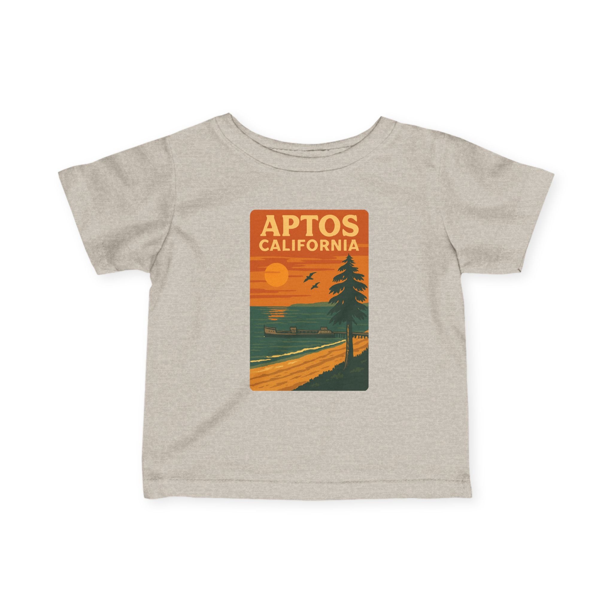 Aptos California Sunset - Infant 100% Cotton T-Shirt