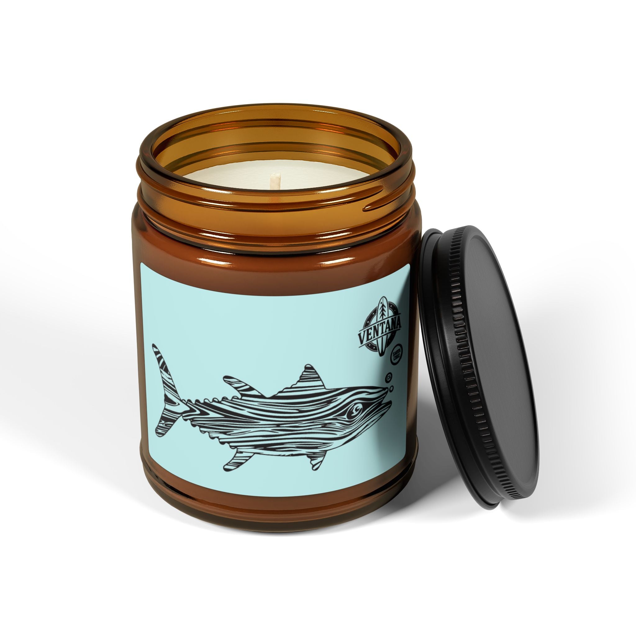 Ventana Wooden Fish - Scented Soy Candle