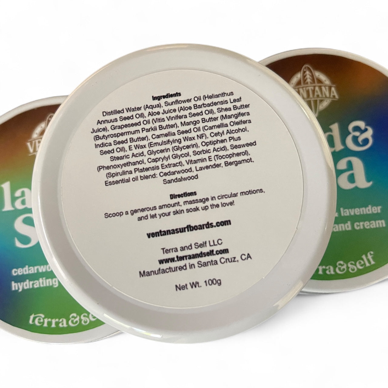 Ventana Land & Sea Hydrating Hand Cream by Terra & Self