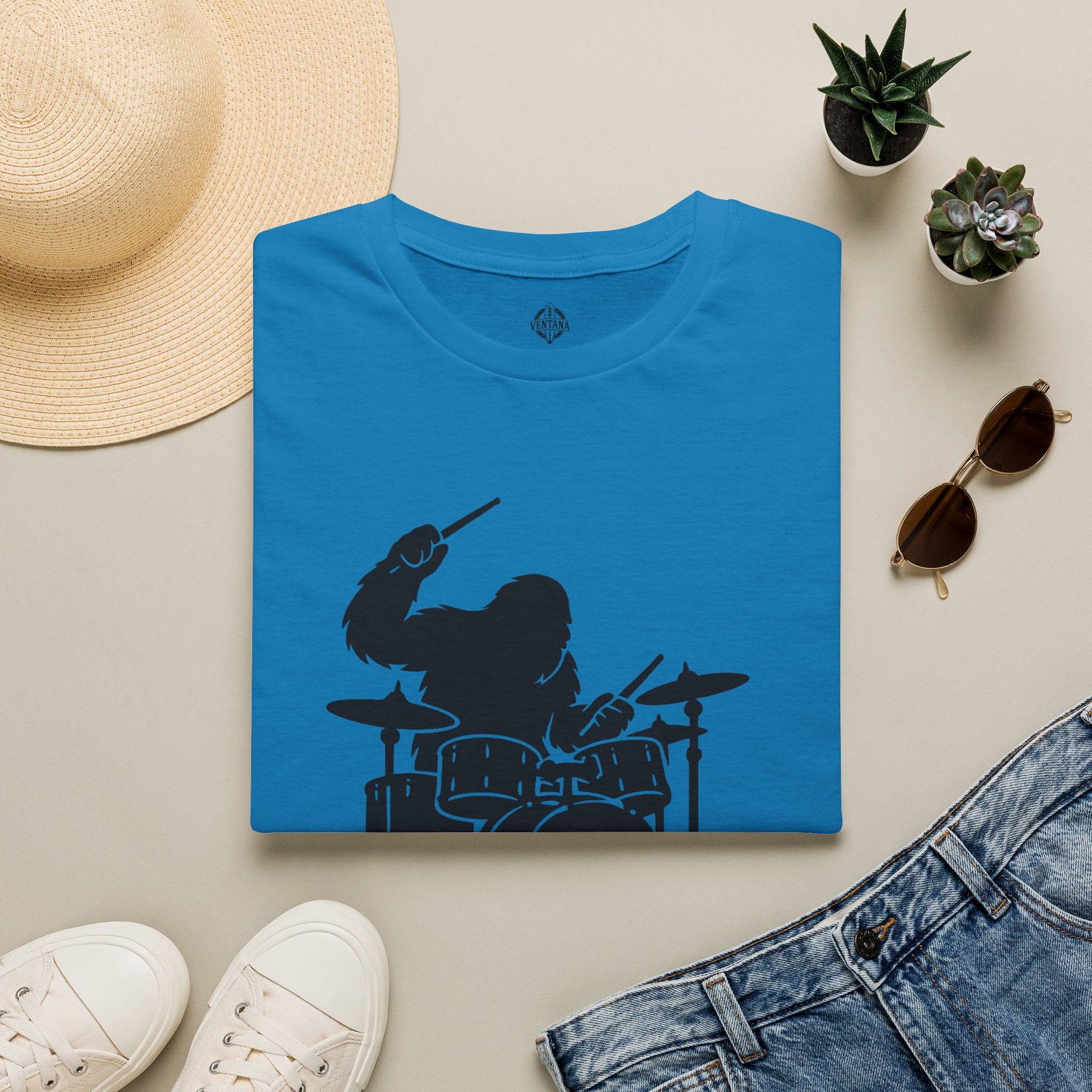 Ventana Drumsquatch Unisex - U.S. Cotton T-Shirt