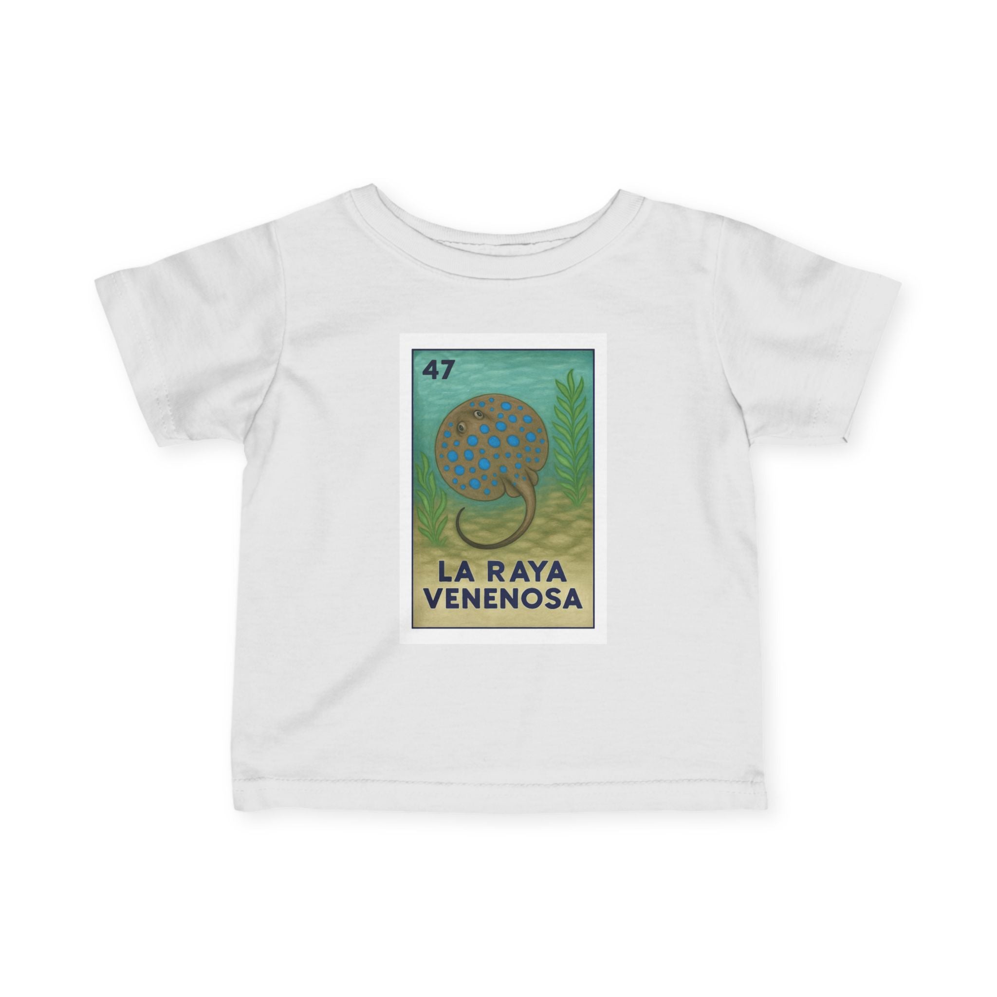 Stingray Lotería - Infant 100% Cotton T-Shirt (La Orca)