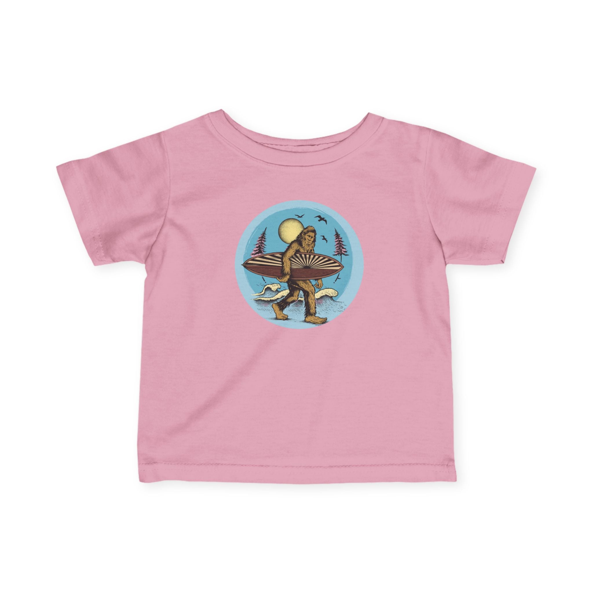 Ventana Surfsquatch by Thiago Bianchini - Infant 100% Cotton T-Shirt