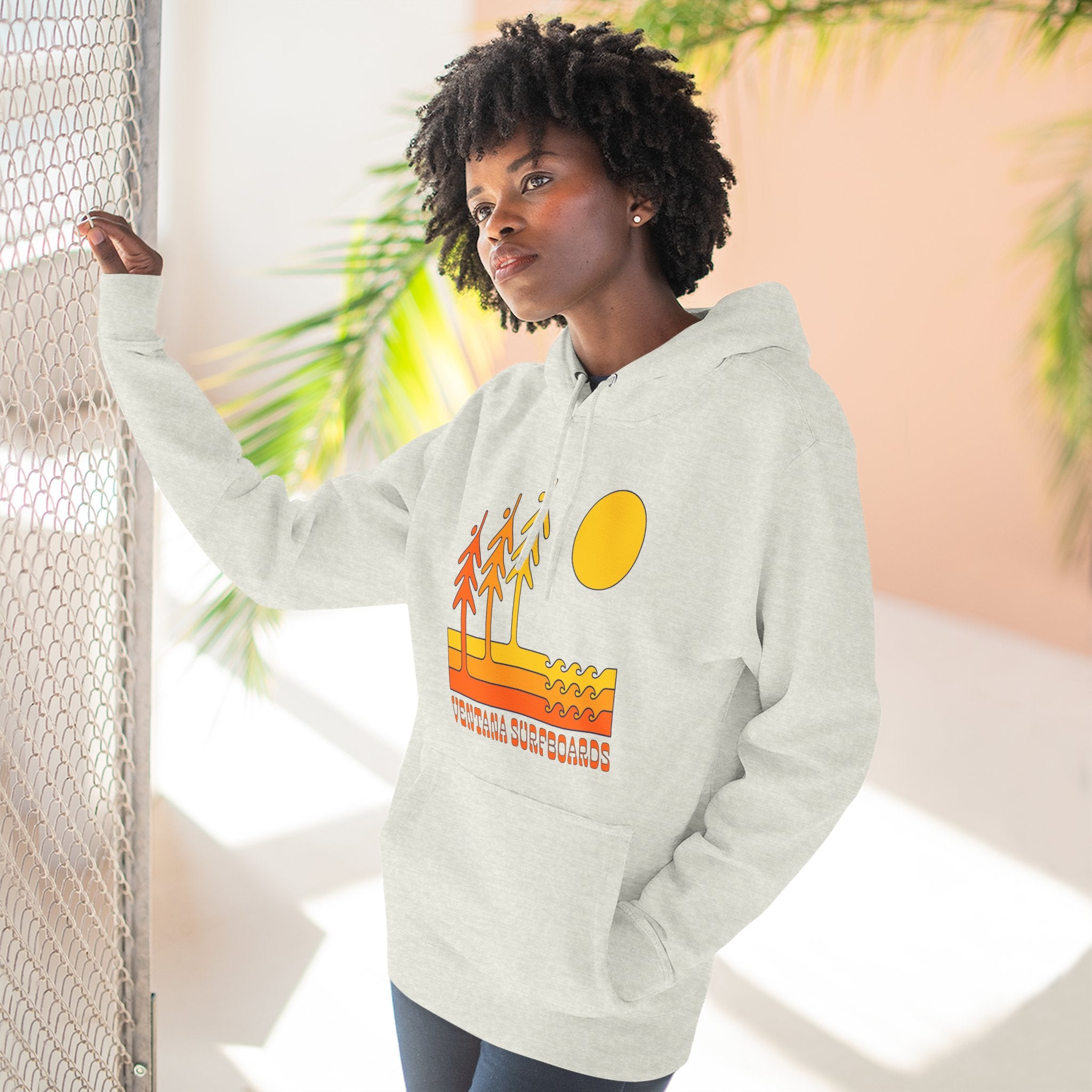 Ventana Circa 78 Unisex - Pull-Over Cotton Blend Fleece Hoodie