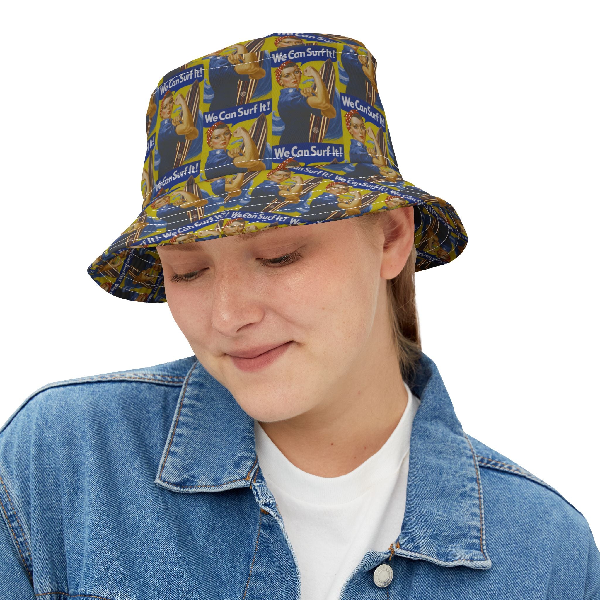 Rosie the Surfer Bucket Hat