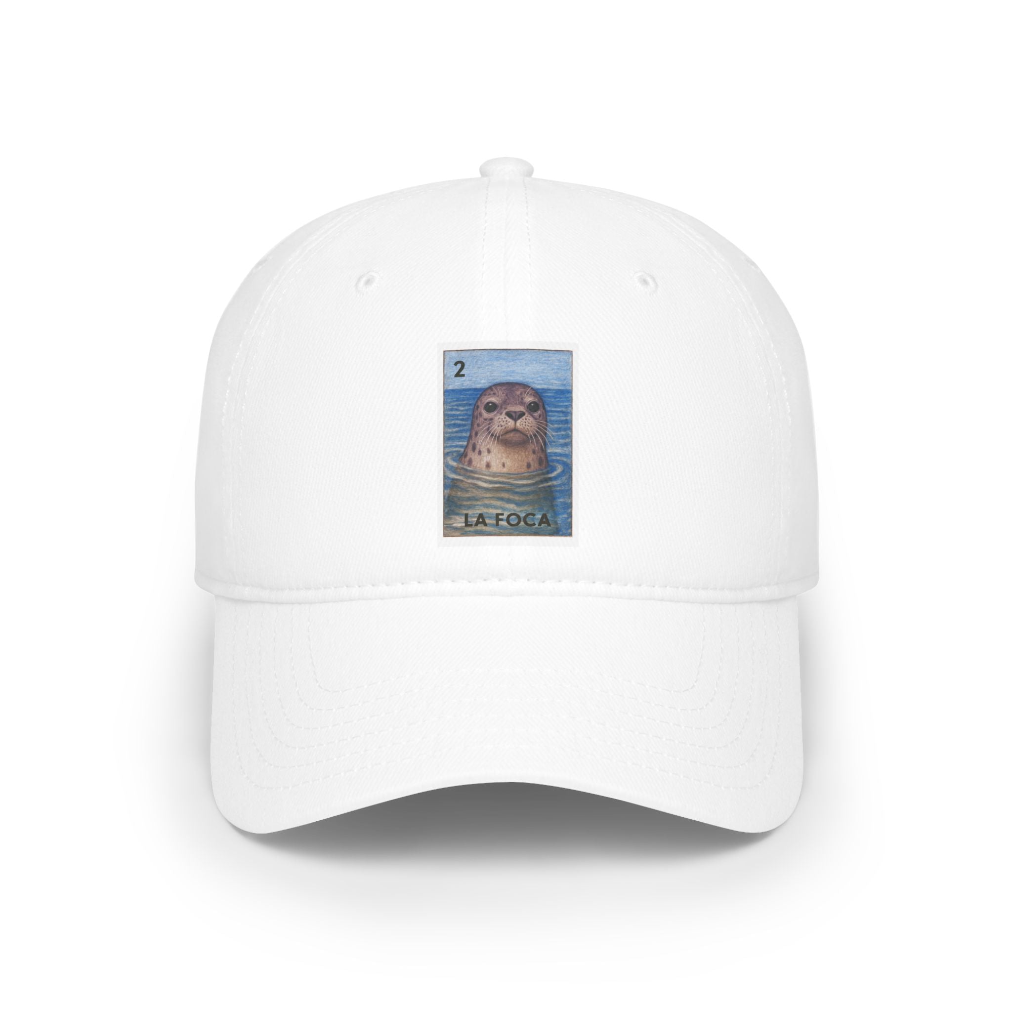 Seal Lotería Unisex - 100% Cotton Baseball Cap (La Foca)