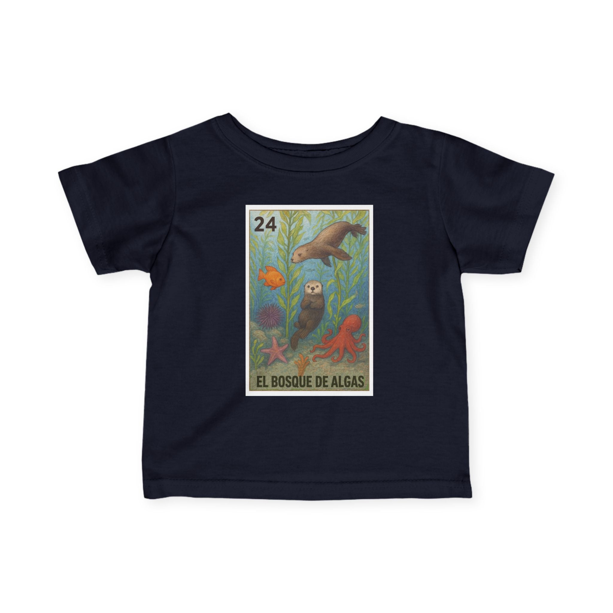 Kelp Forest Lotería - Infant 100% Cotton T-Shirt (El Bosque de Algas)