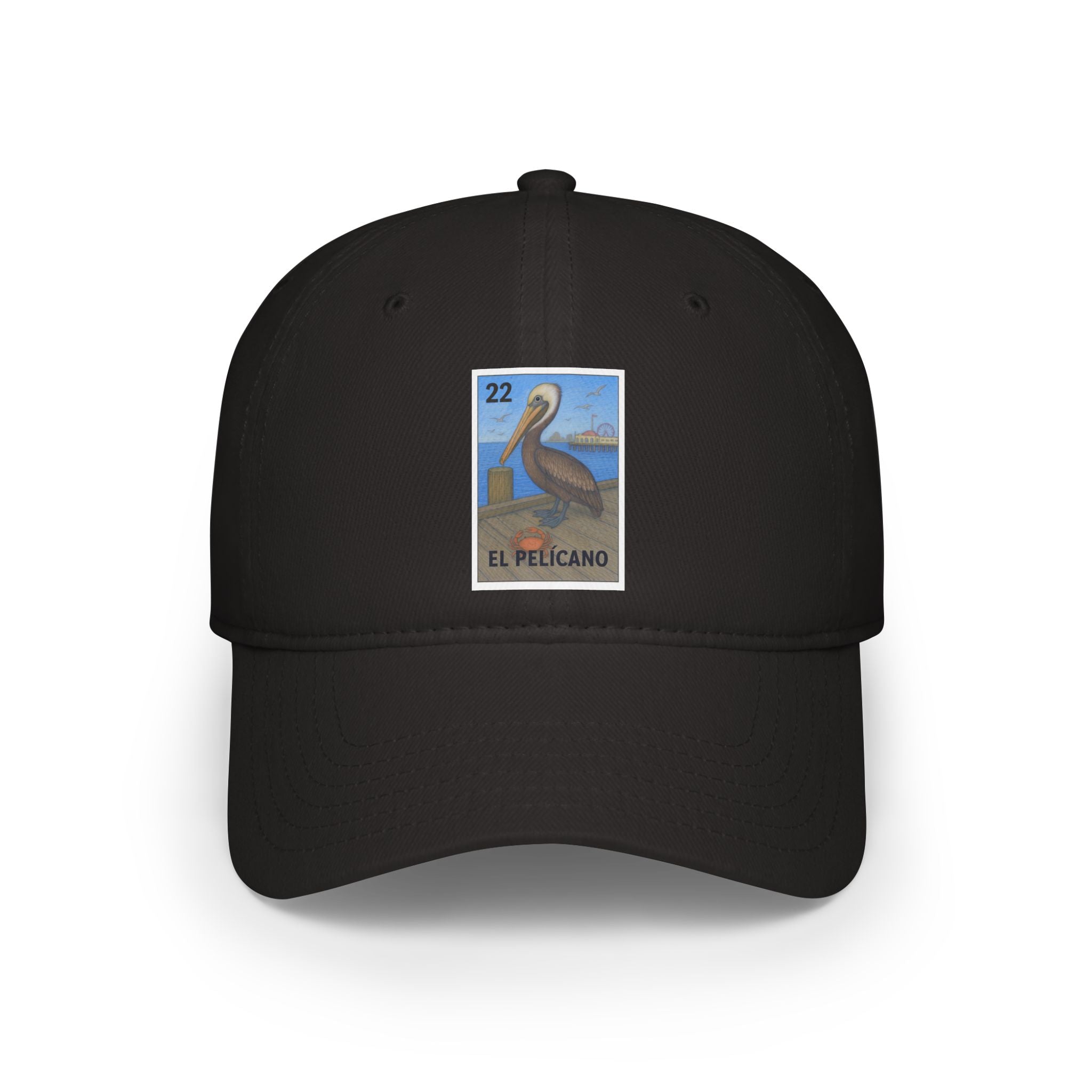 Pelican Lotería Unisex - 100% Cotton Baseball Cap (El Pelícano)