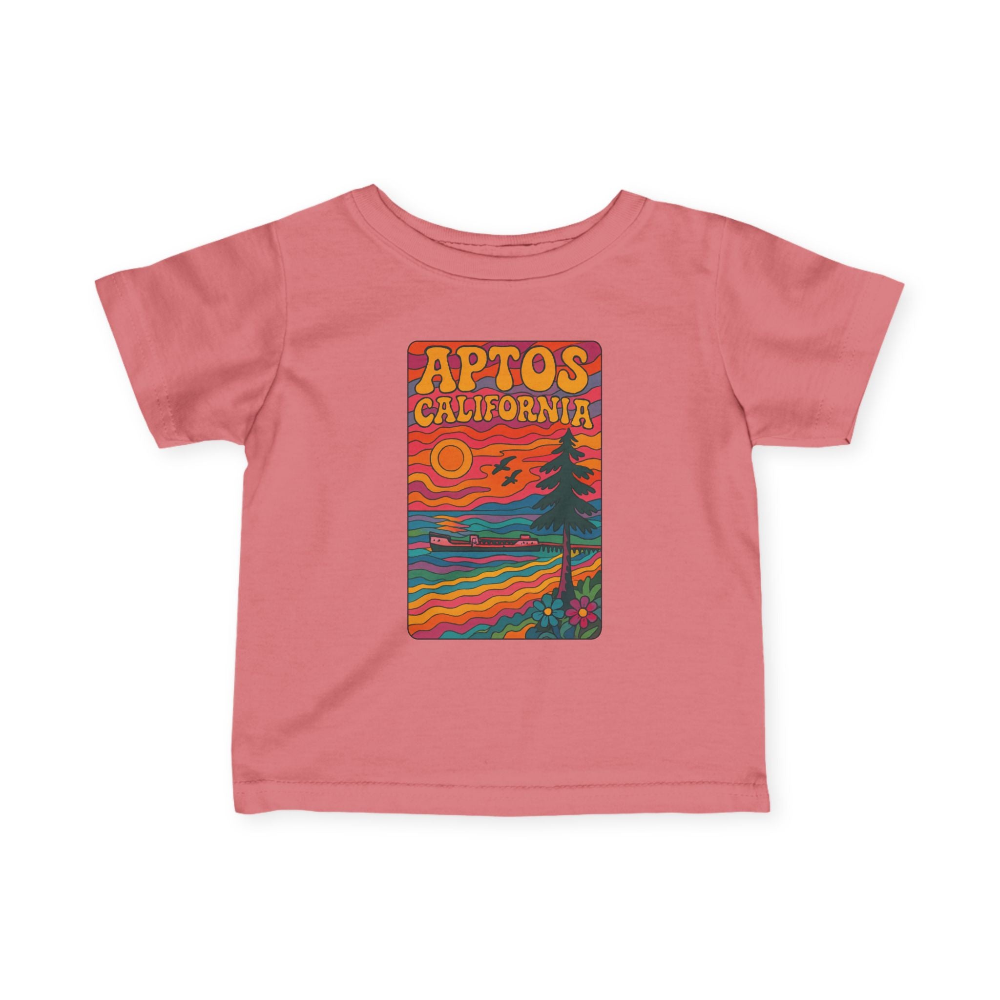 Aptos California Psychedelic - Infant 100% Cotton T-Shirt