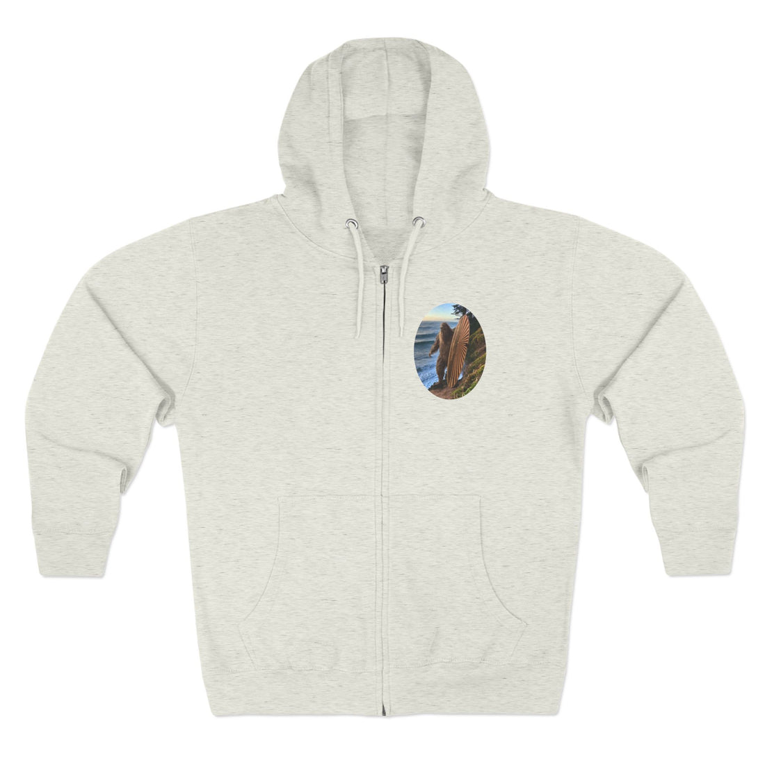 Ventana Real Surfsquatch Unisex - Zip Cotton Blend Fleece Hoodie