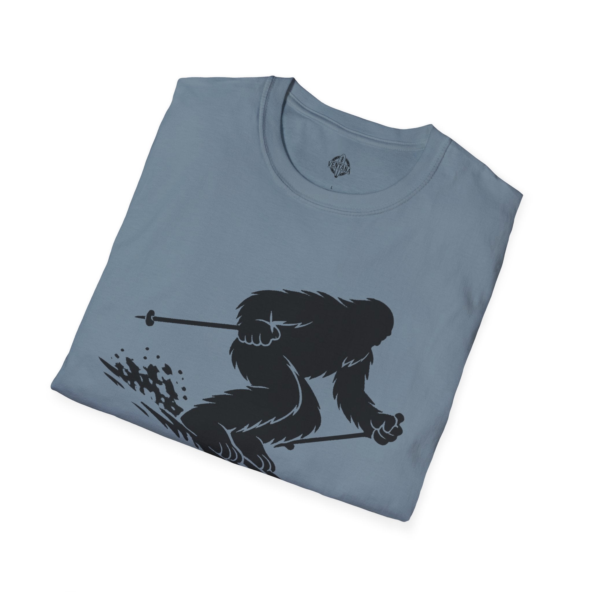 Ventana Shreddy Yeti Ski Unisex - U.S. Cotton T-Shirt