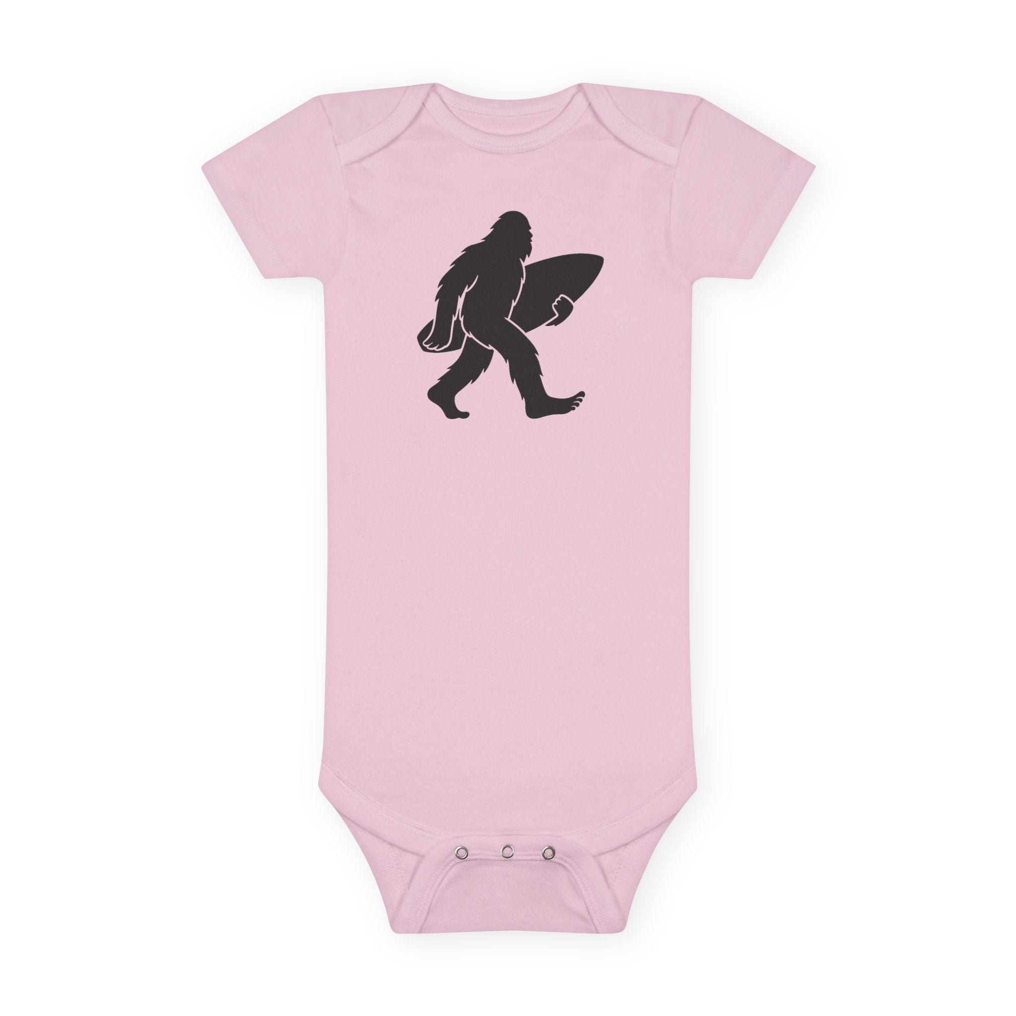 Ventana Surfsquatch - Baby Short Sleeve 100% Cotton Onesie