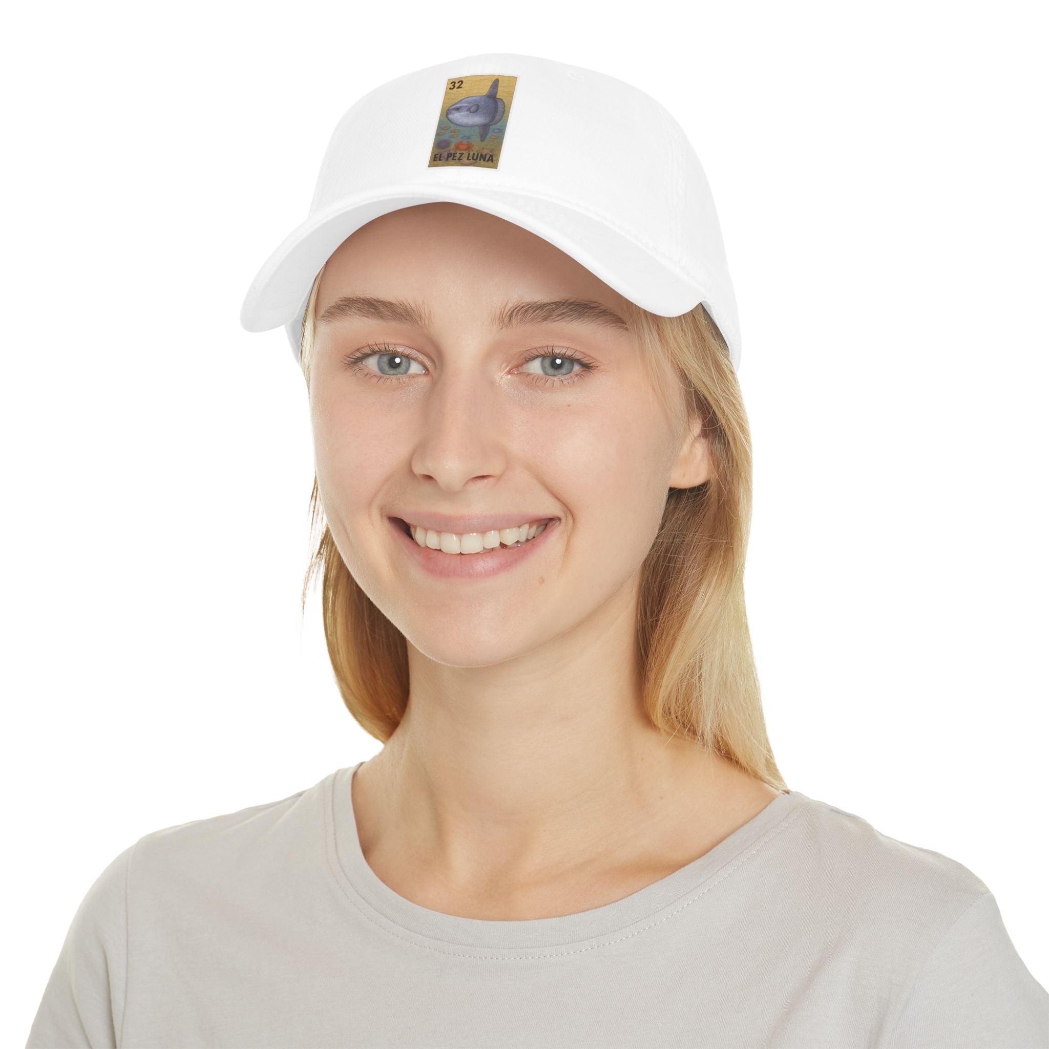 Sunfish Lotería Unisex - 100% Cotton Baseball Cap (El Pez Luna)