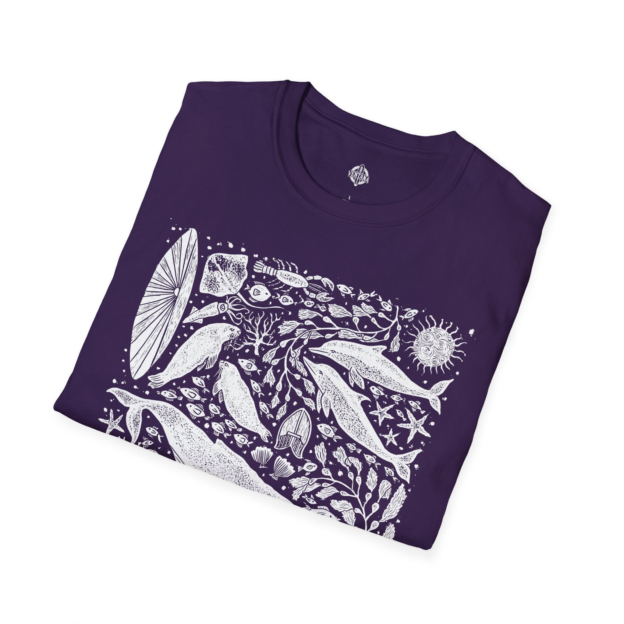 Ventana Marine Life by Lili Arnold Unisex - Soft Style U.S. Cotton T-Shirt
