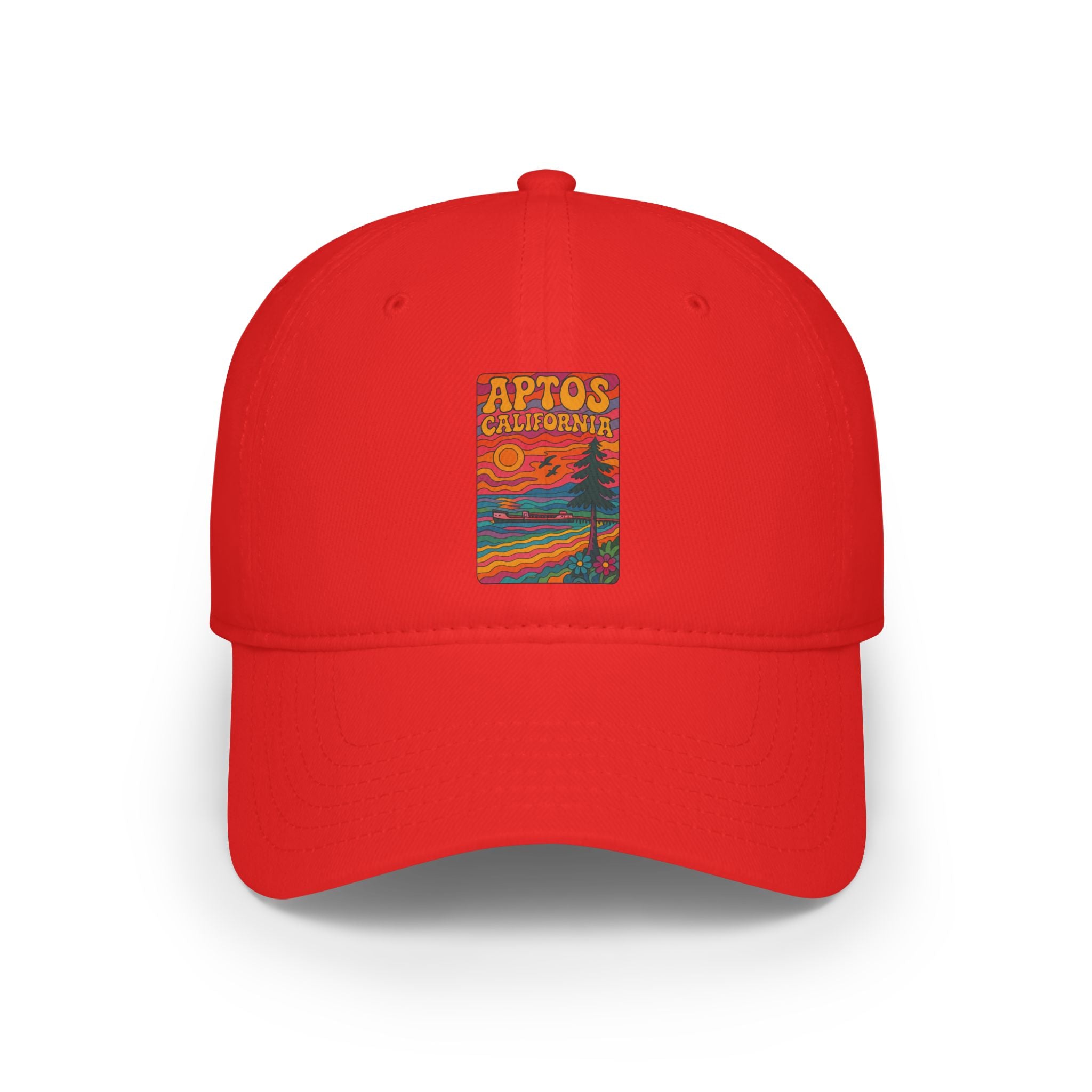 Aptos California Psychedelic - 100% Cotton Baseball Cap
