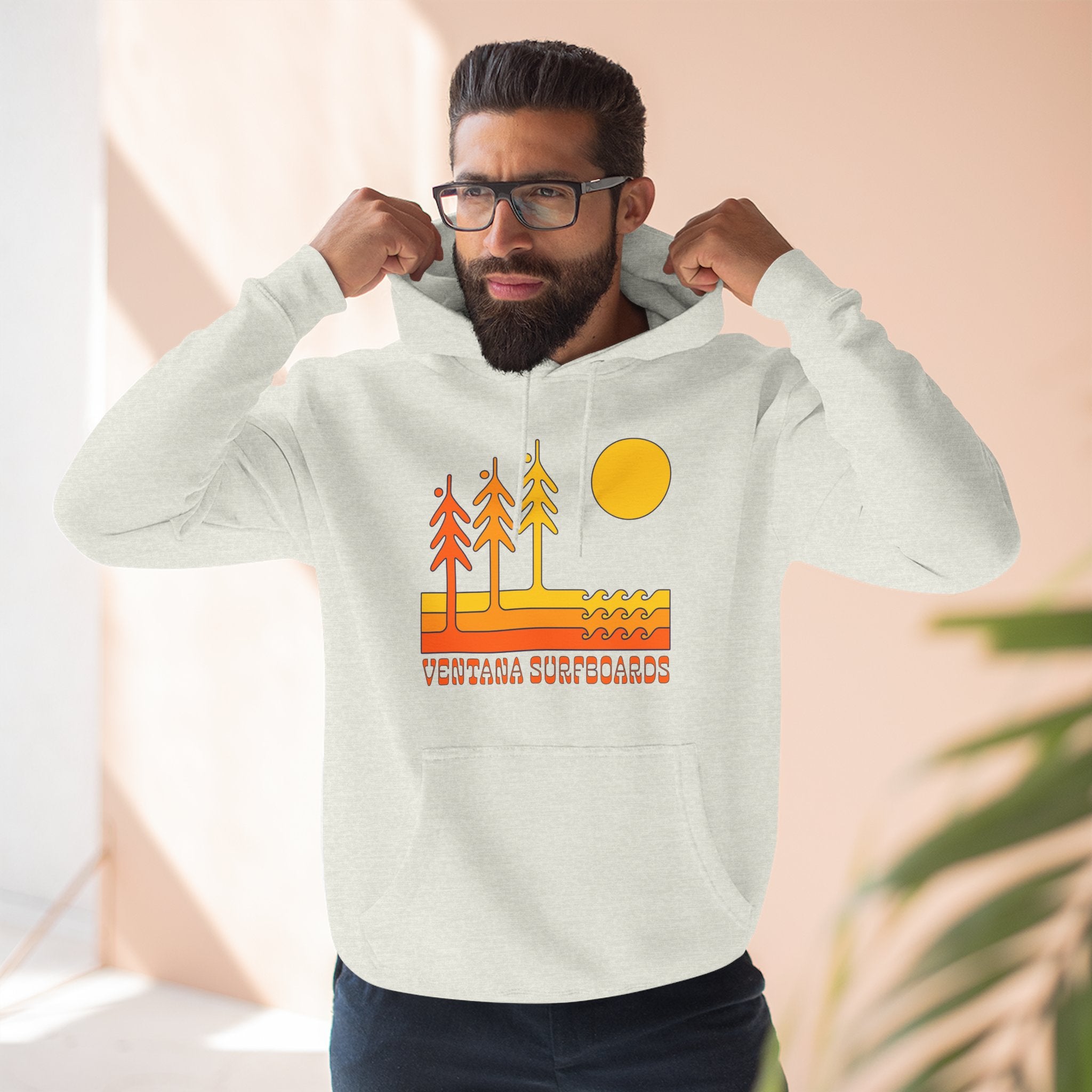 Ventana Circa 78 Unisex - Pull-Over Cotton Blend Fleece Hoodie