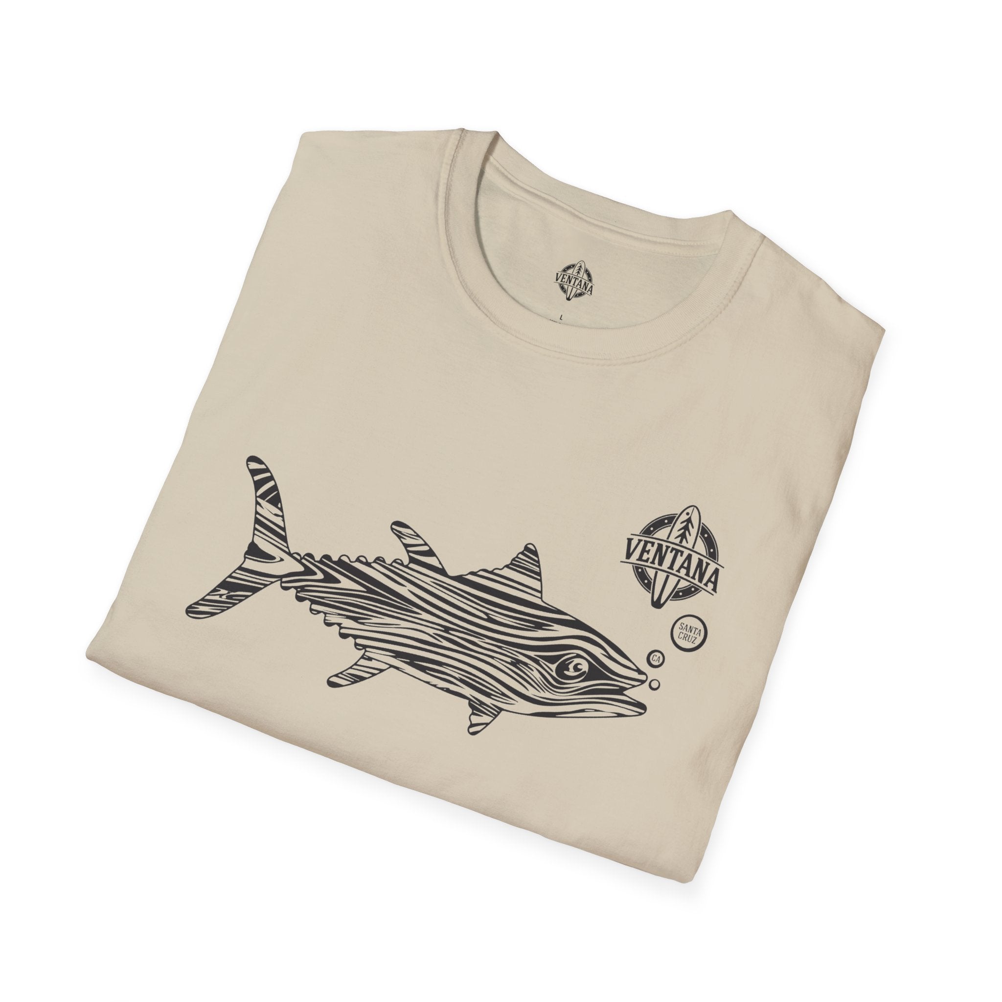 Ventana Wooden Tuna Unisex - Soft Style U.S. Cotton T-Shirt