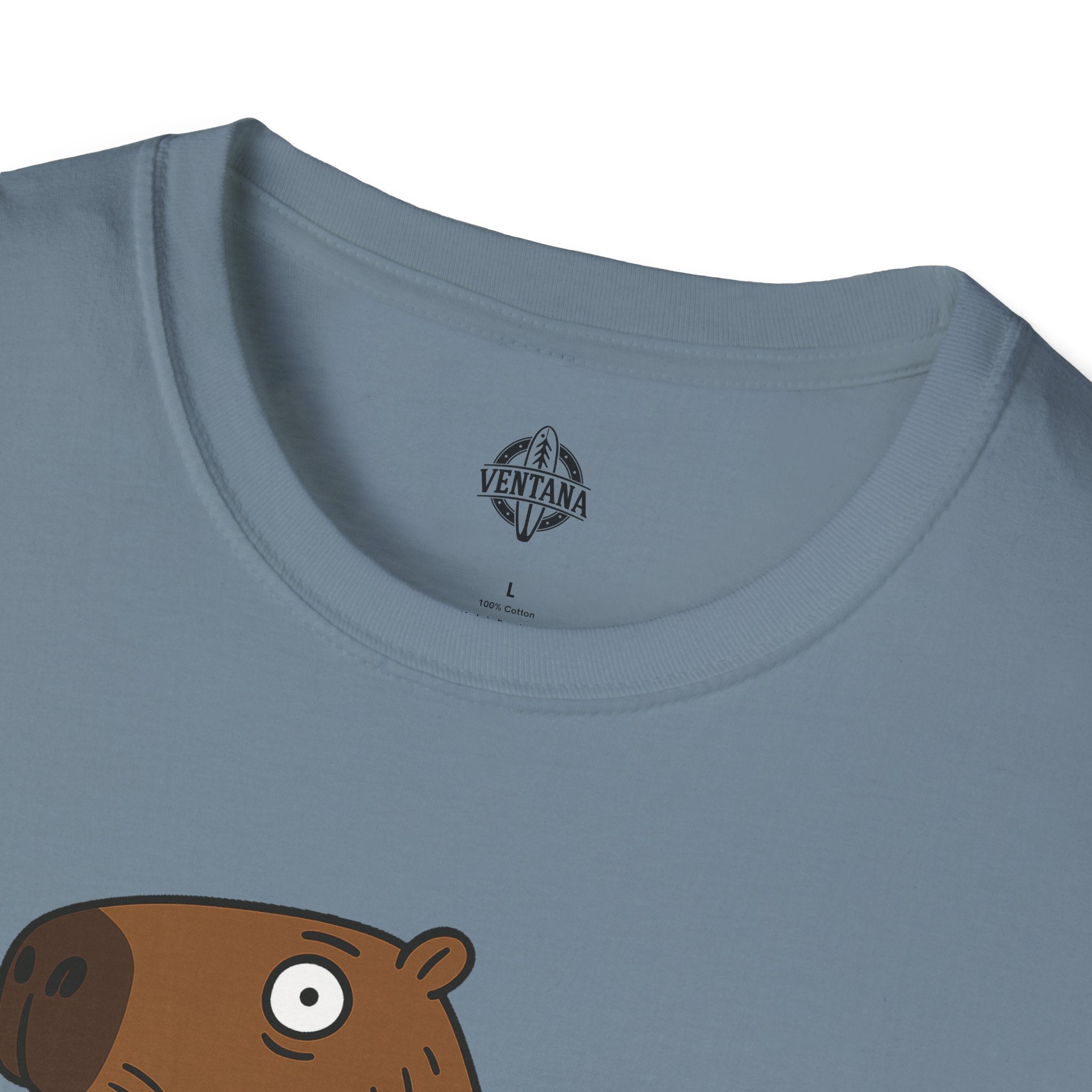 Capybara Surfer Unisex - Soft Style U.S. Cotton T-Shirt