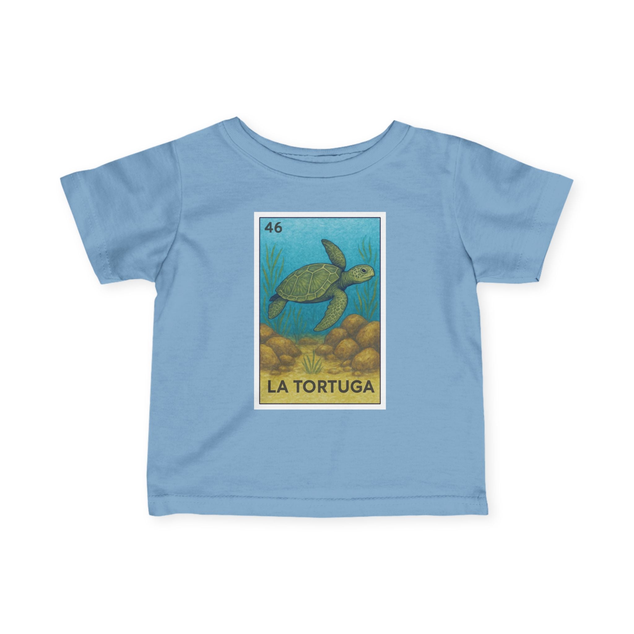 Turtle Lotería - Infant 100% Cotton T-Shirt (La Tortuga)