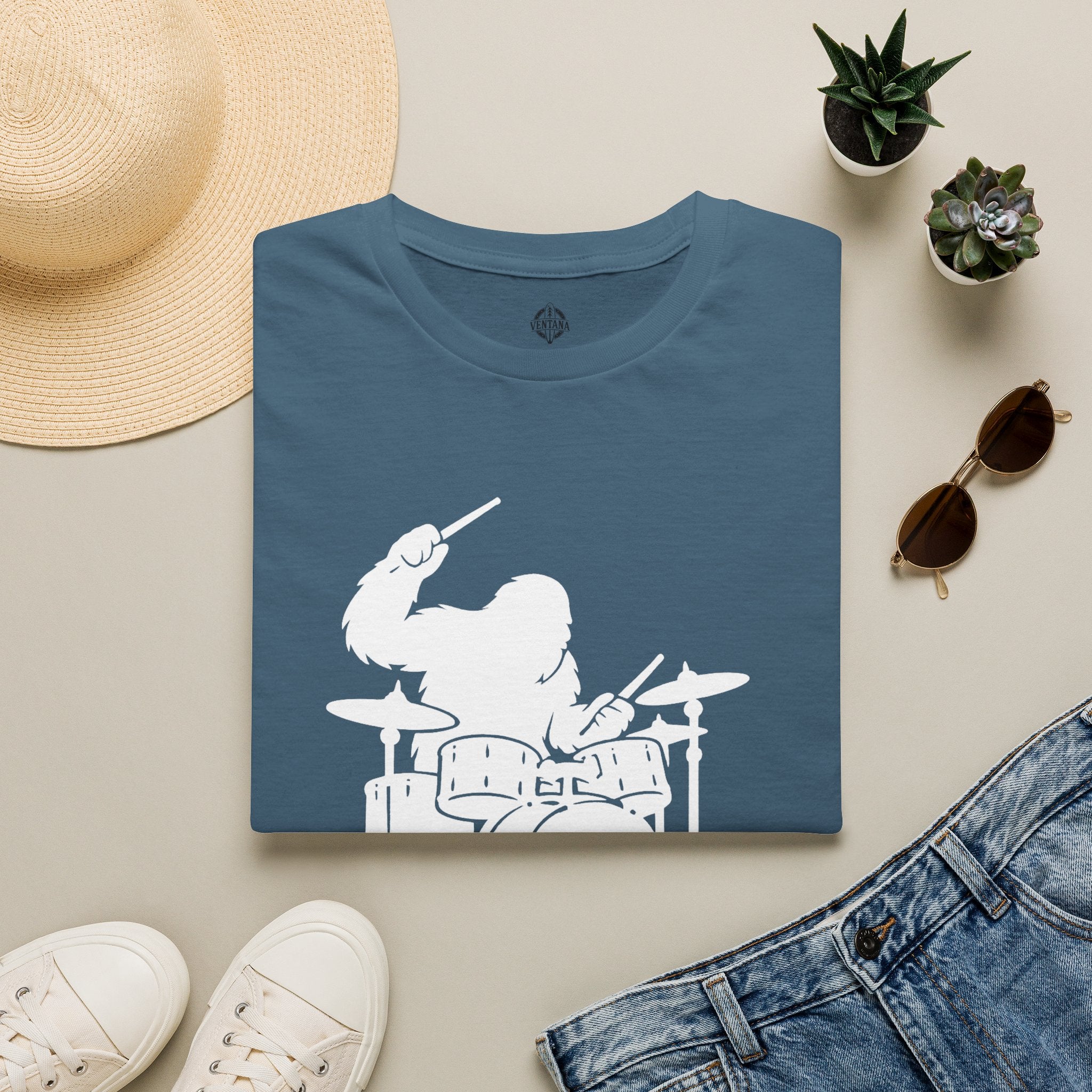 Ventana Drumsquatch Unisex - U.S. Cotton T-Shirt