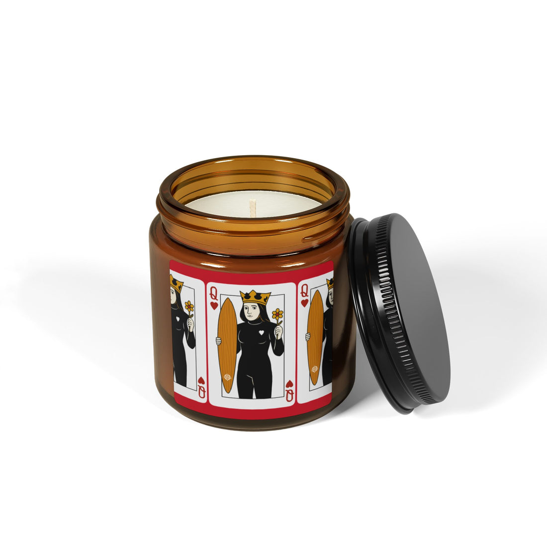 Queen of Hearts Surfer - Scented Soy Candle