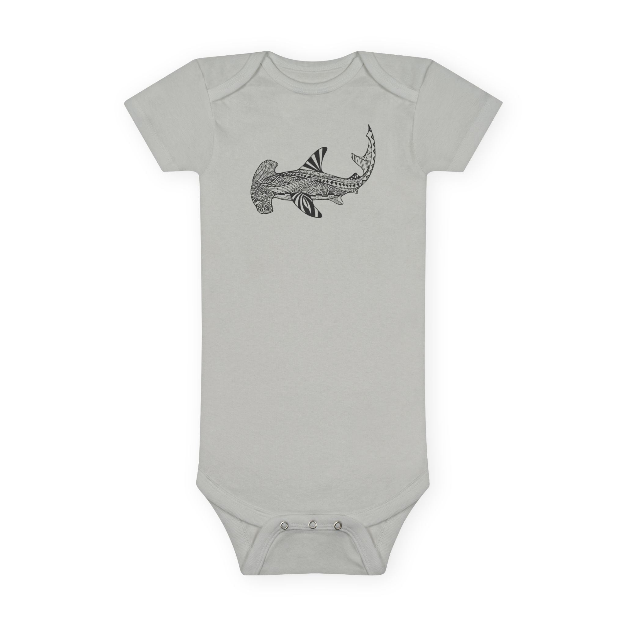 Ventangle Hammerhead - Baby Short Sleeve 100% Cotton Onesie