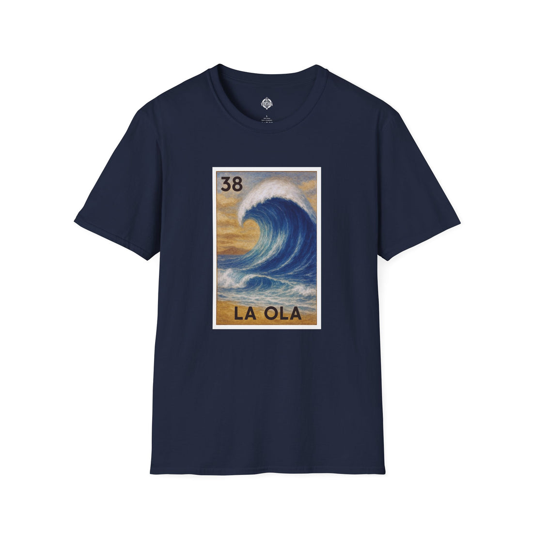 Wave Lotería Unisex - Soft Style U.S. Cotton T-Shirt (La Ola)