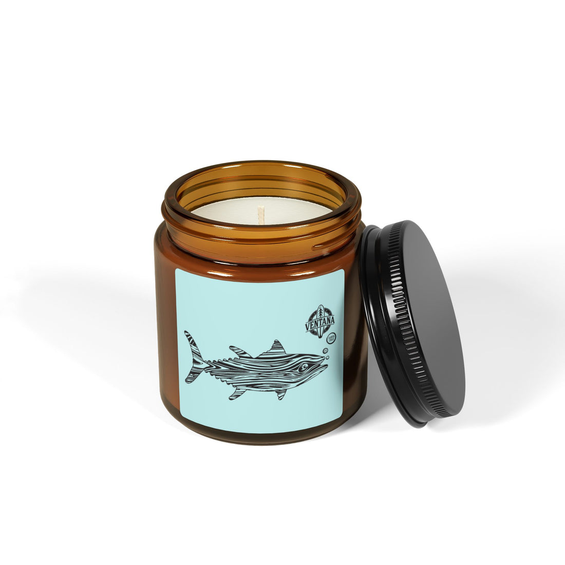 Ventana Wooden Fish - Scented Soy Candle