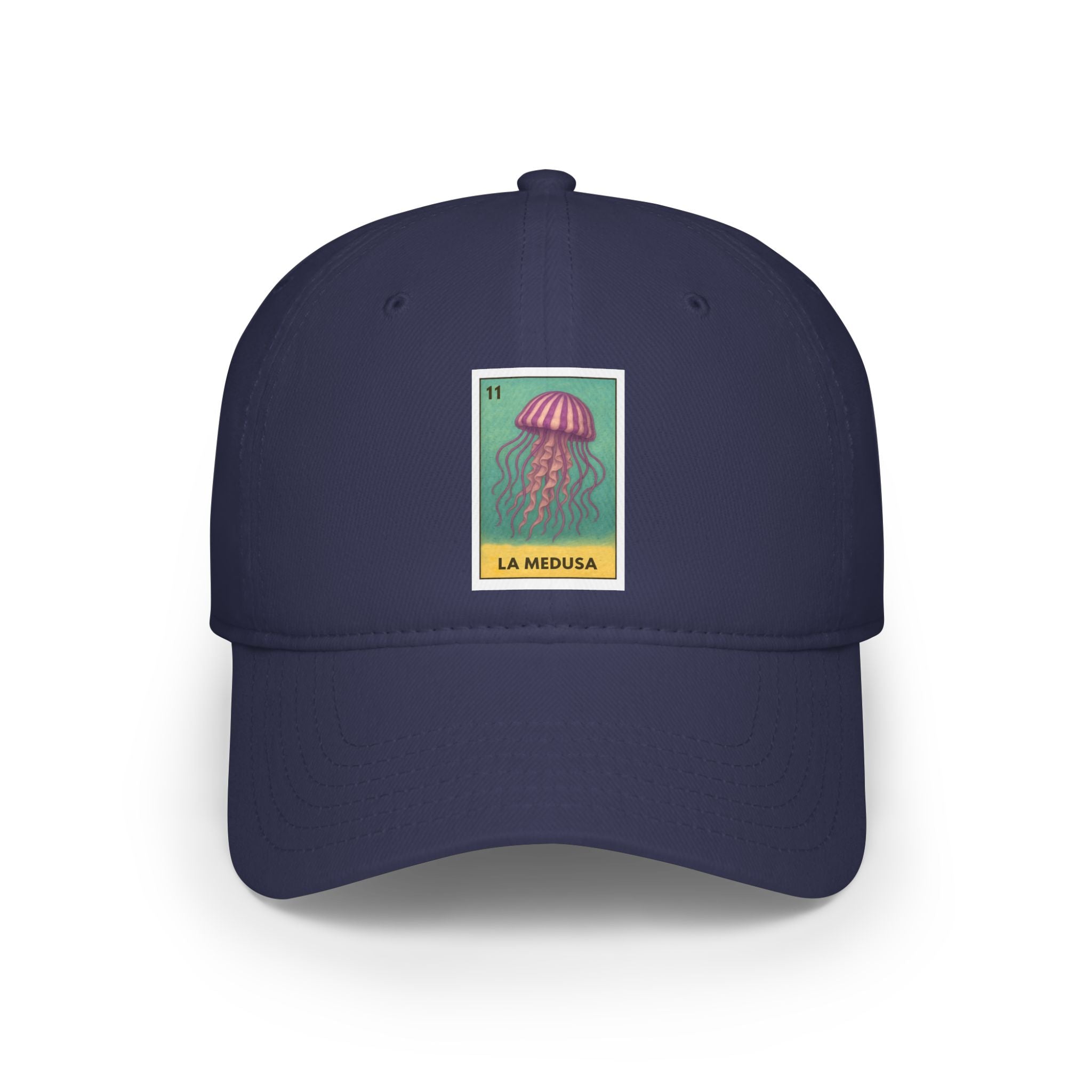 Sea Jelly Lotería Unisex - 100% Cotton Baseball Cap (La Medusa)