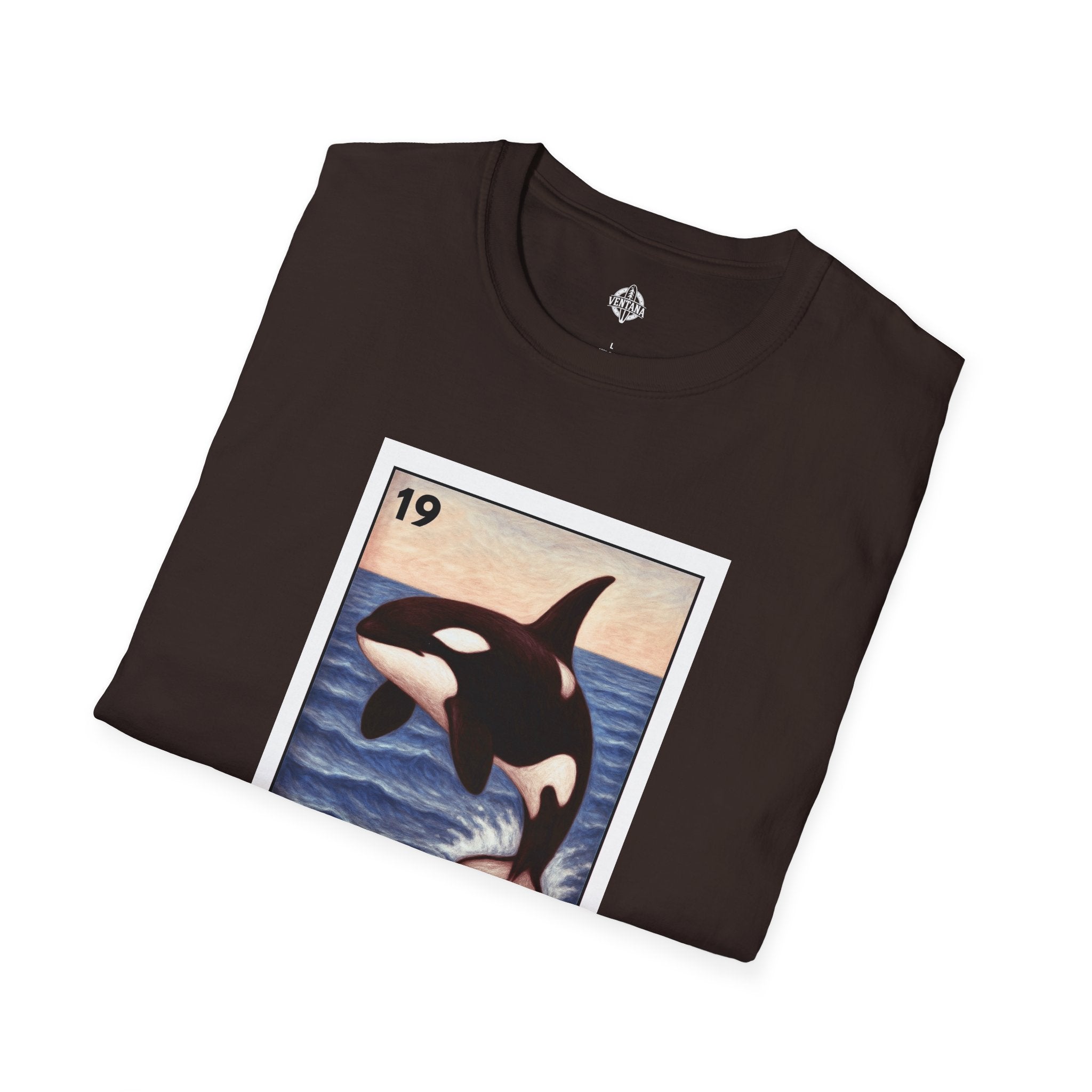 Orca Lotería Unisex - Soft Style U.S. Cotton T-Shirt (La Orca)