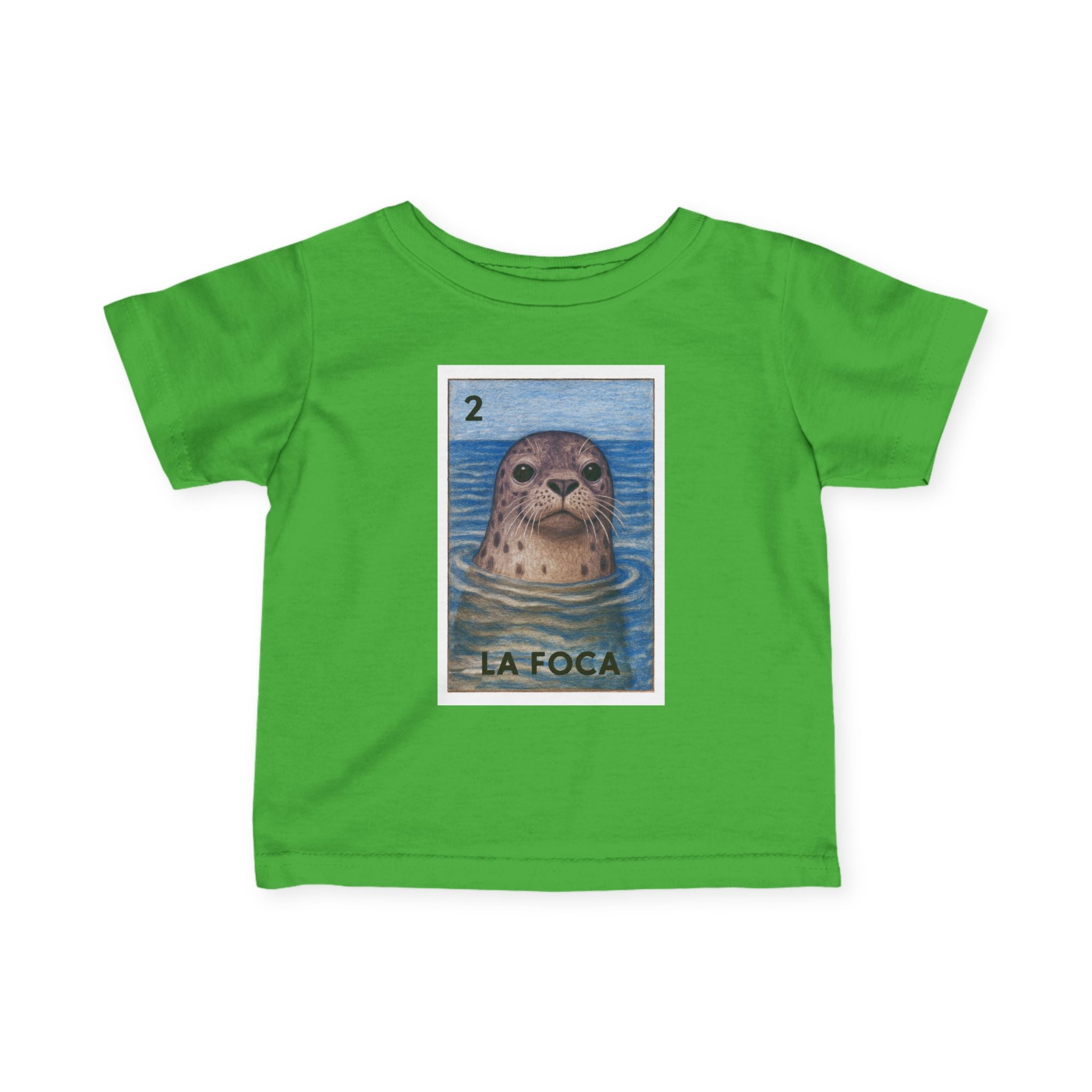 Seal Lotería - Infant 100% Cotton T-Shirt (La Foca)
