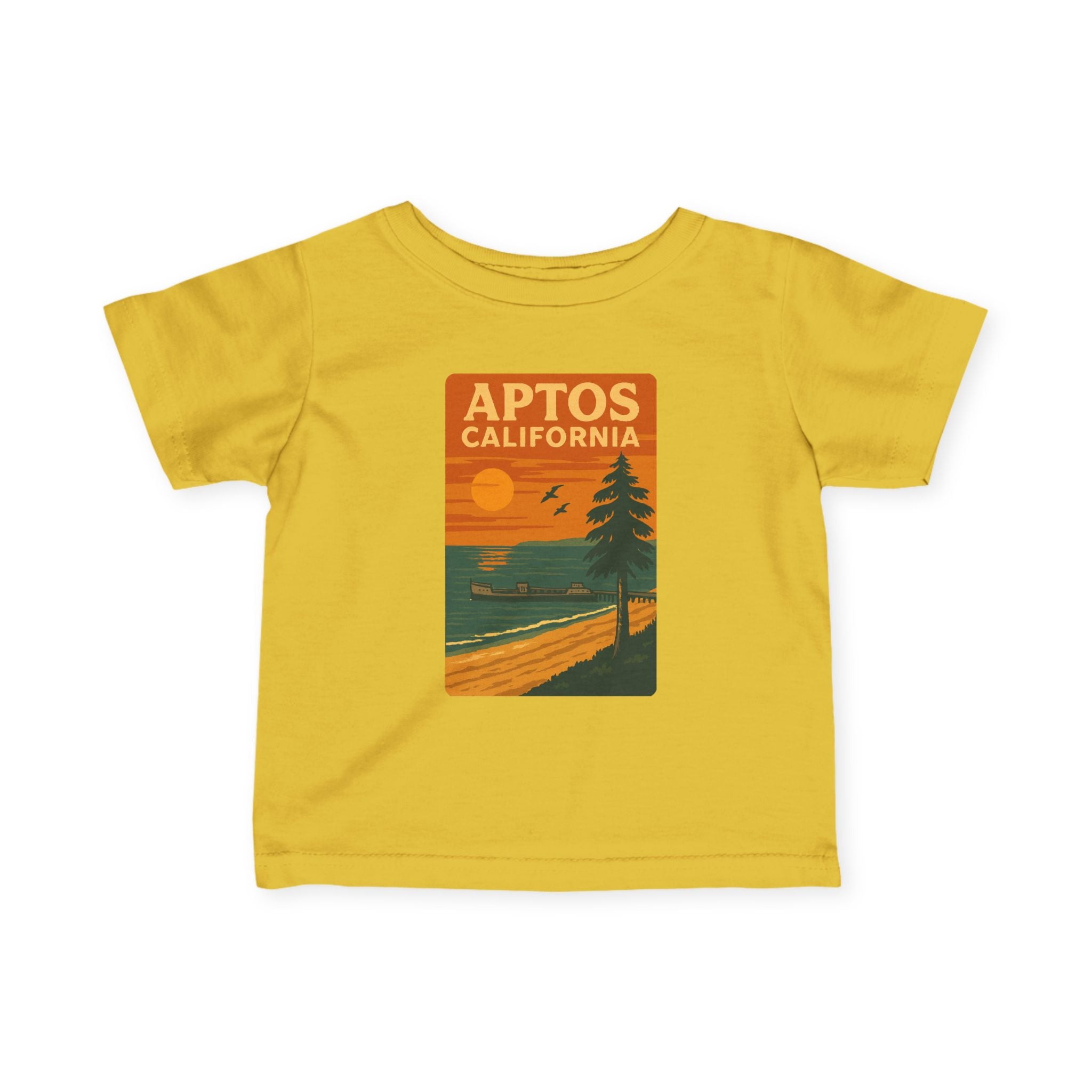 Aptos California Sunset - Infant 100% Cotton T-Shirt