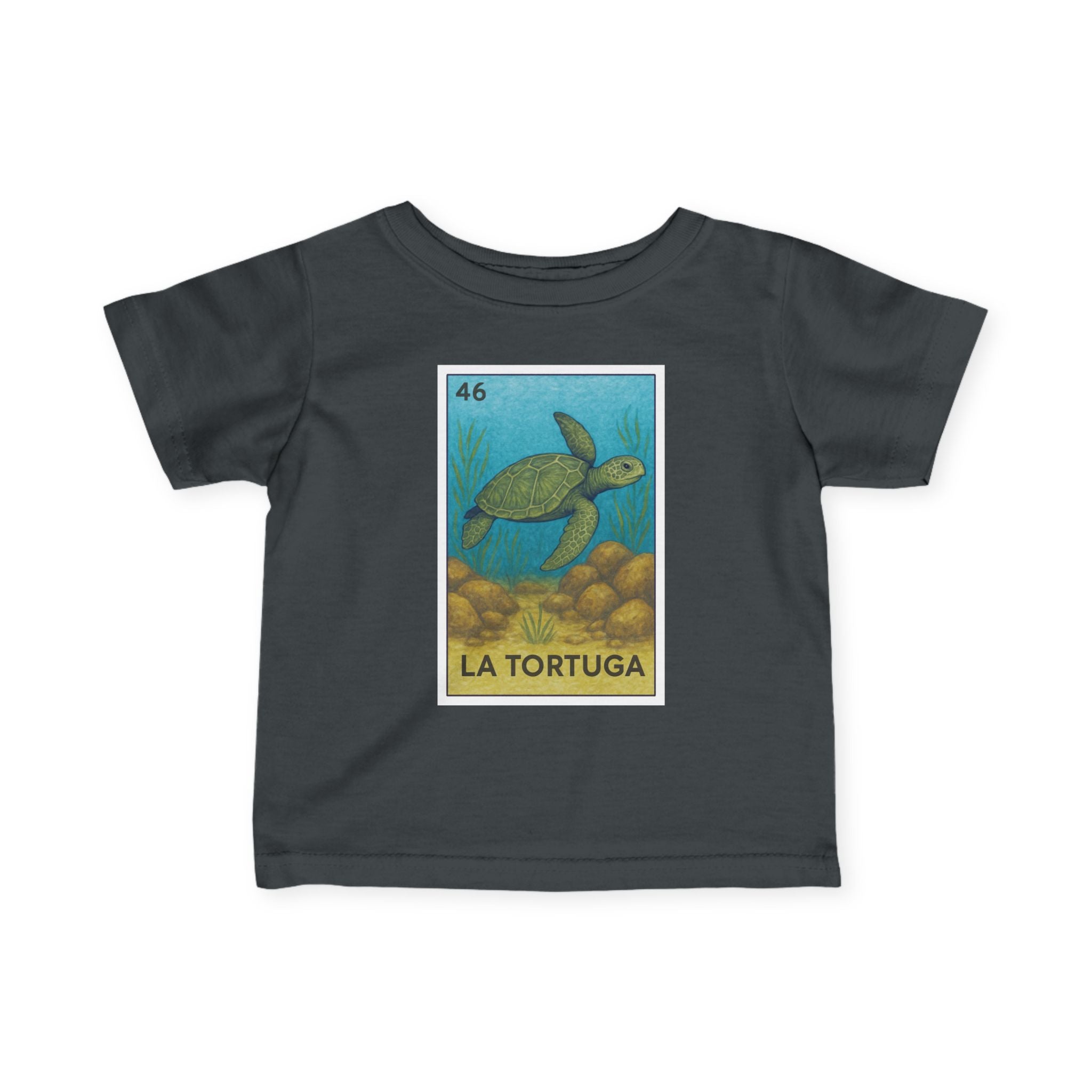 Turtle Lotería - Infant 100% Cotton T-Shirt (La Tortuga)