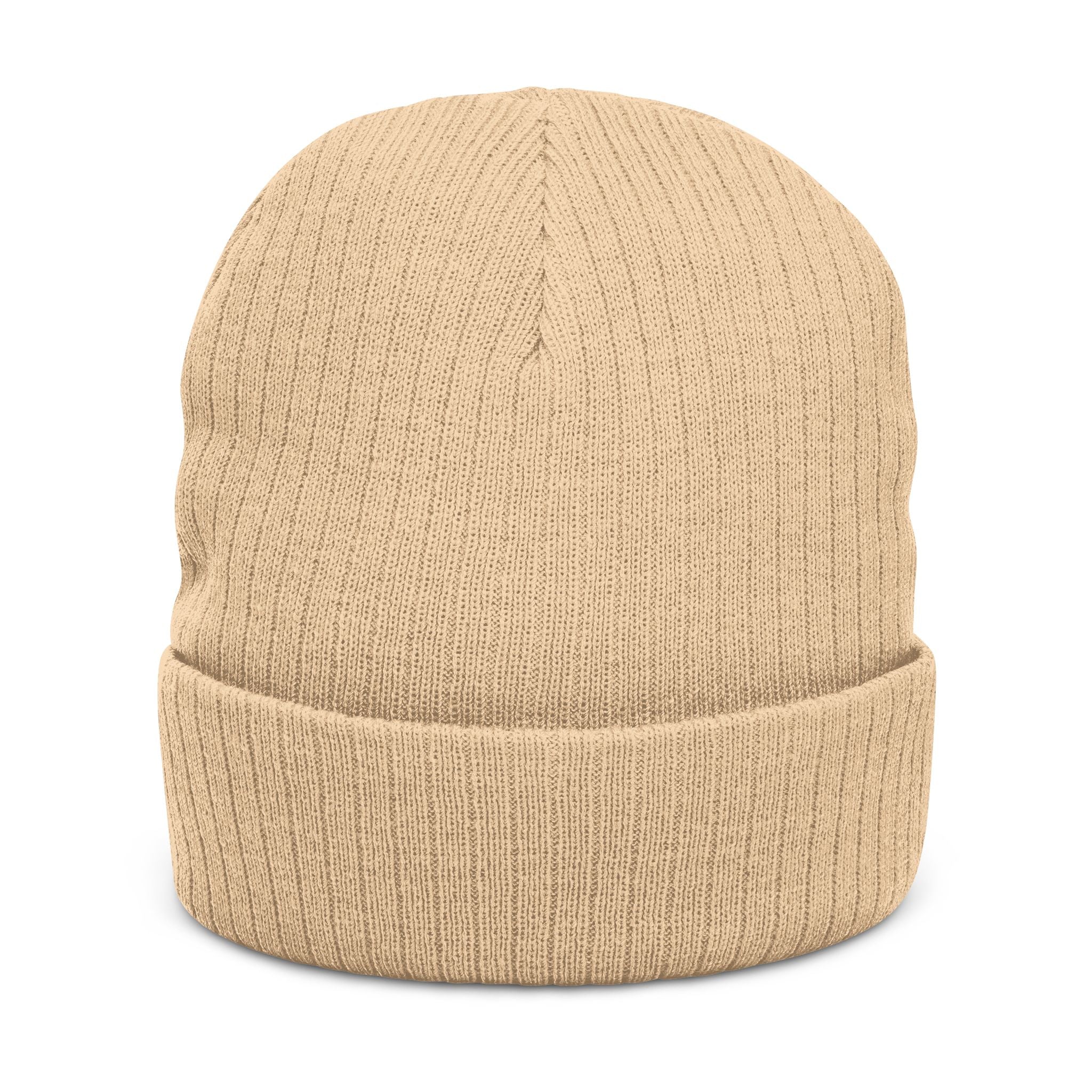 Aptos Junior High Surf Team - Embroidered Unisex Ribbed Knit Beanie with Recycled Polyester