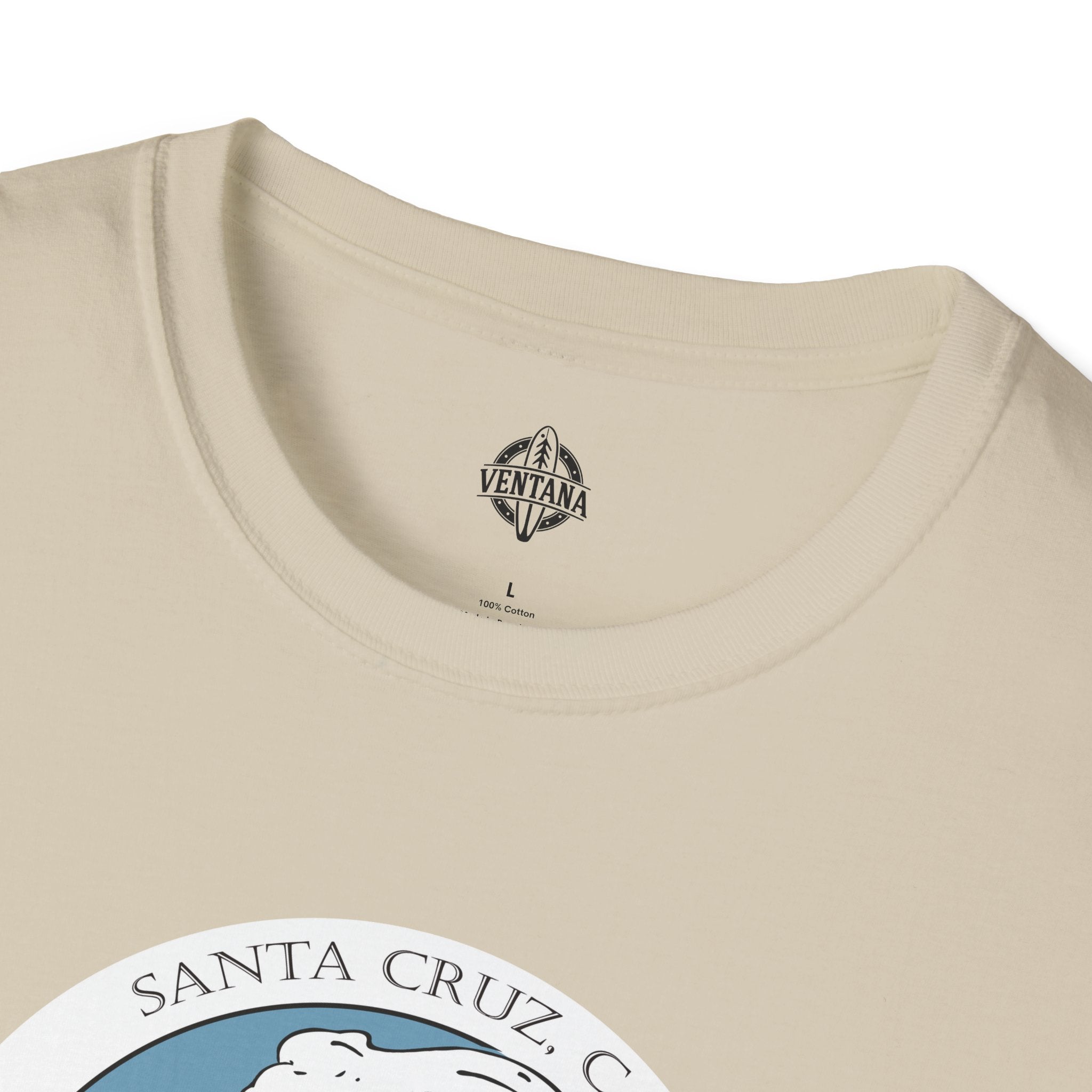 Surf with Otter 841 by Thiago Bianchini Unisex - Soft Style U.S. Cotton T-Shirt