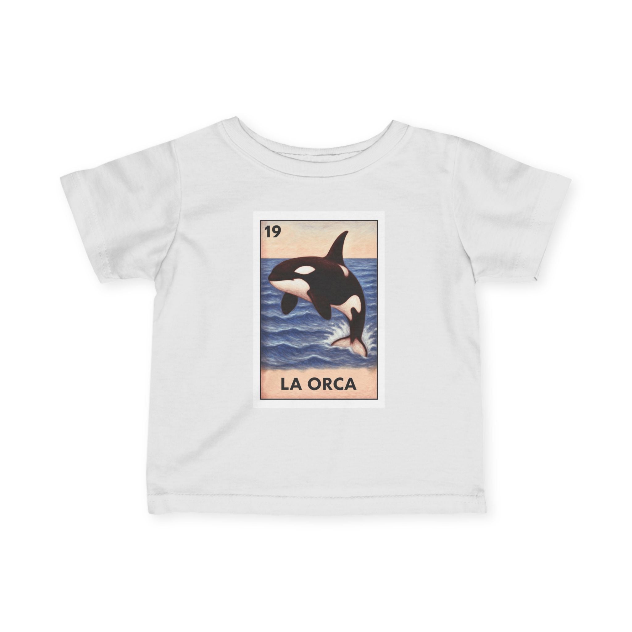 Orca Lotería - Infant 100% Cotton T-Shirt (La Orca)