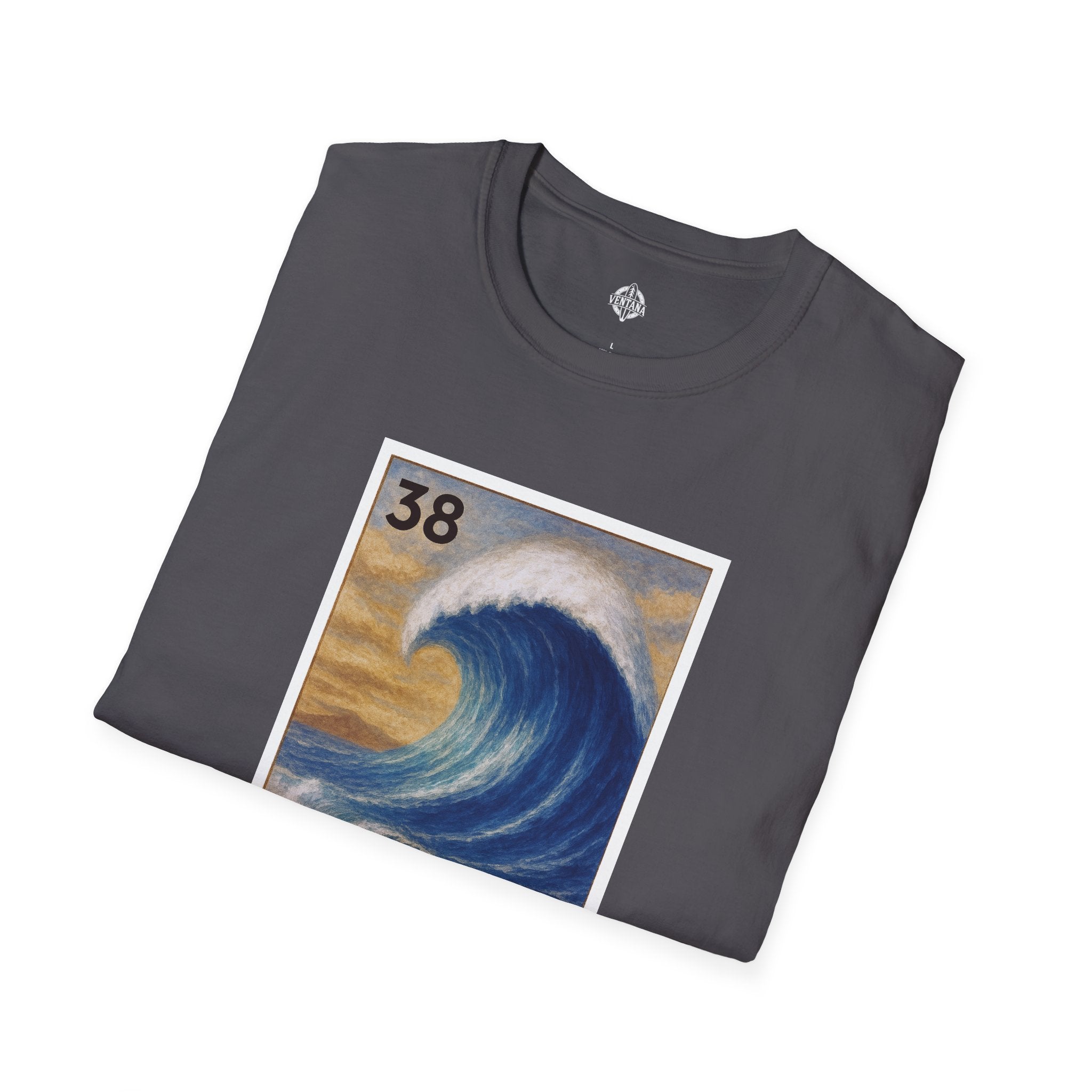 Wave Lotería Unisex - Soft Style U.S. Cotton T-Shirt (La Ola)
