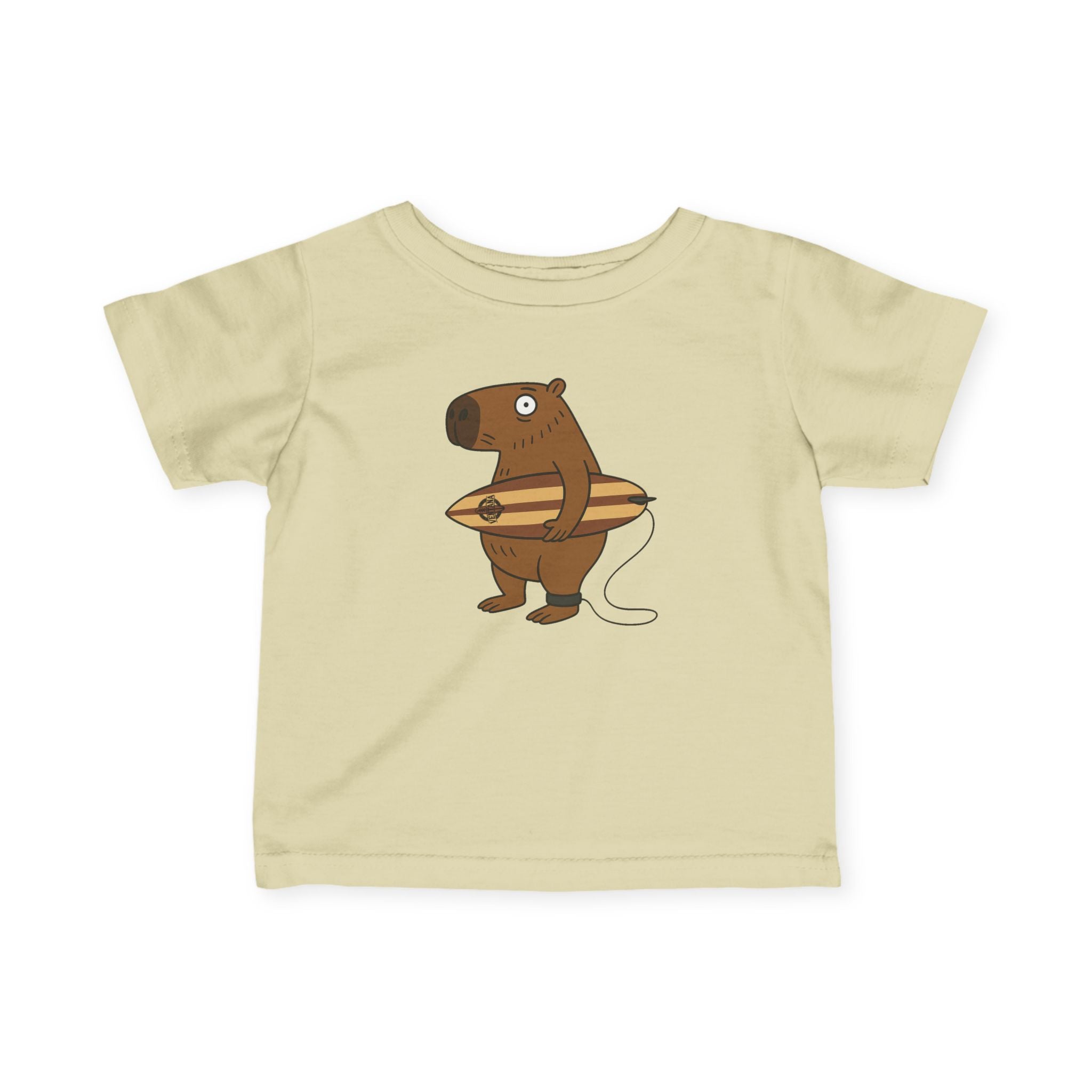 Capybara Surfer - Infant 100% Cotton T-Shirt