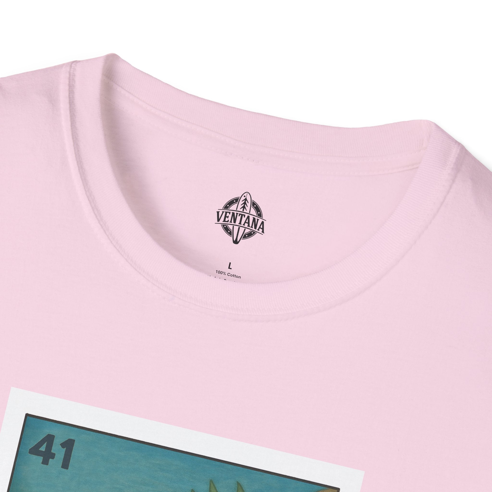 Crab Lotería Unisex - Soft Style U.S. Cotton T-Shirt (El Cangrejo)