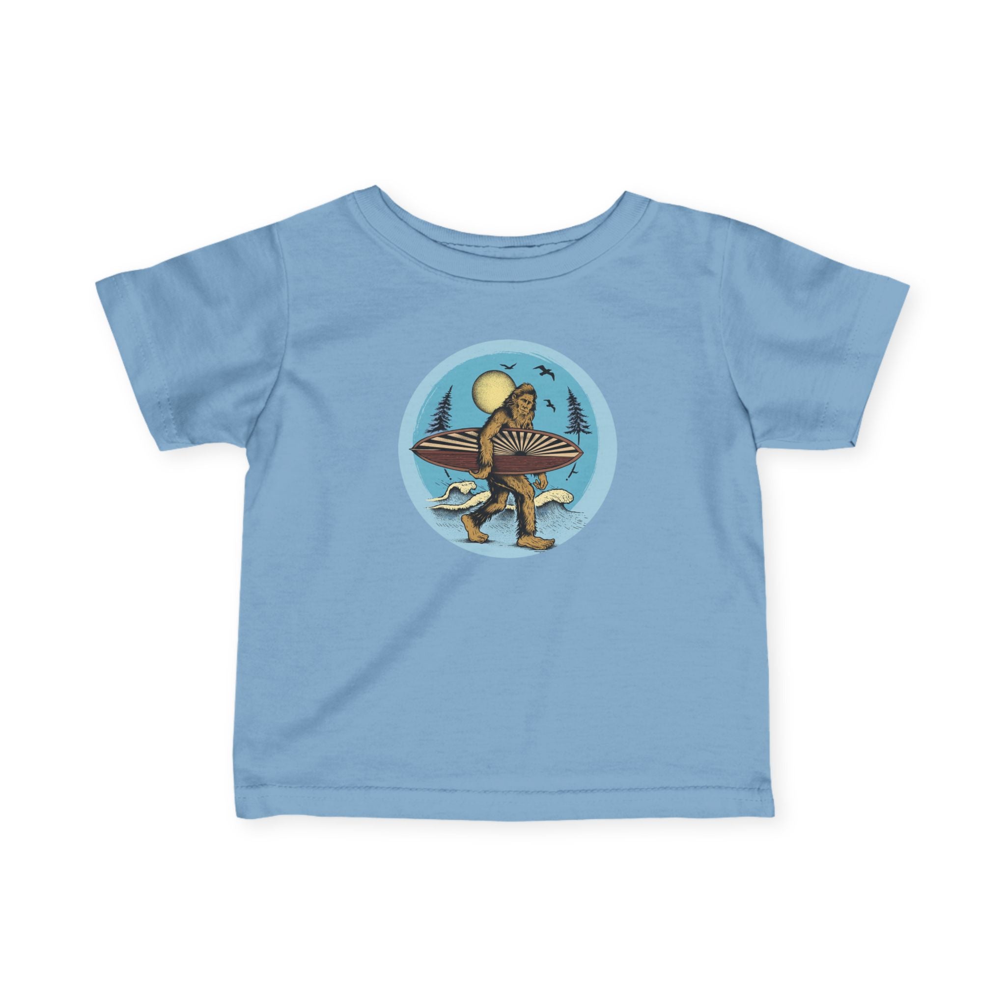 Ventana Surfsquatch by Thiago Bianchini - Infant 100% Cotton T-Shirt
