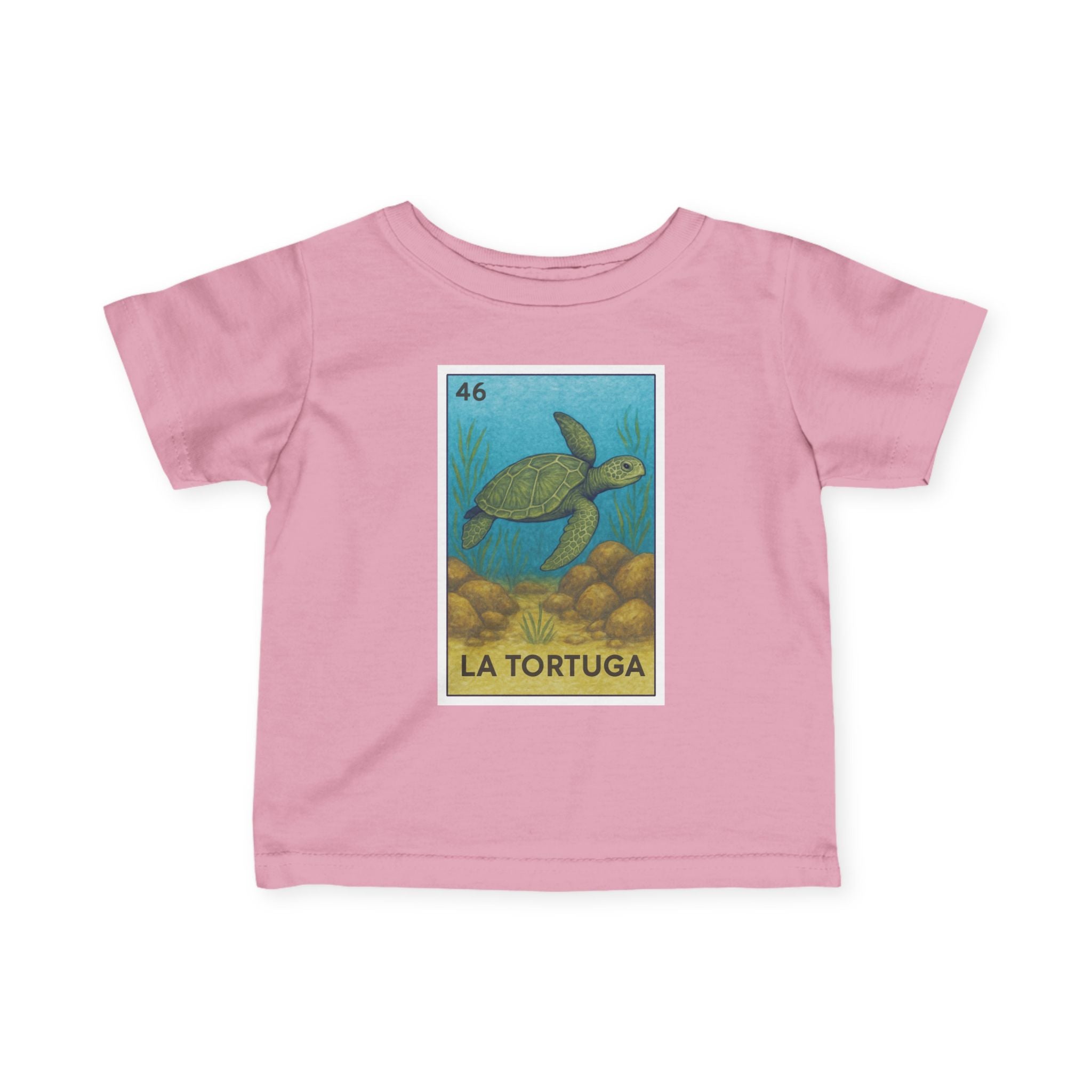 Turtle Lotería - Infant 100% Cotton T-Shirt (La Tortuga)