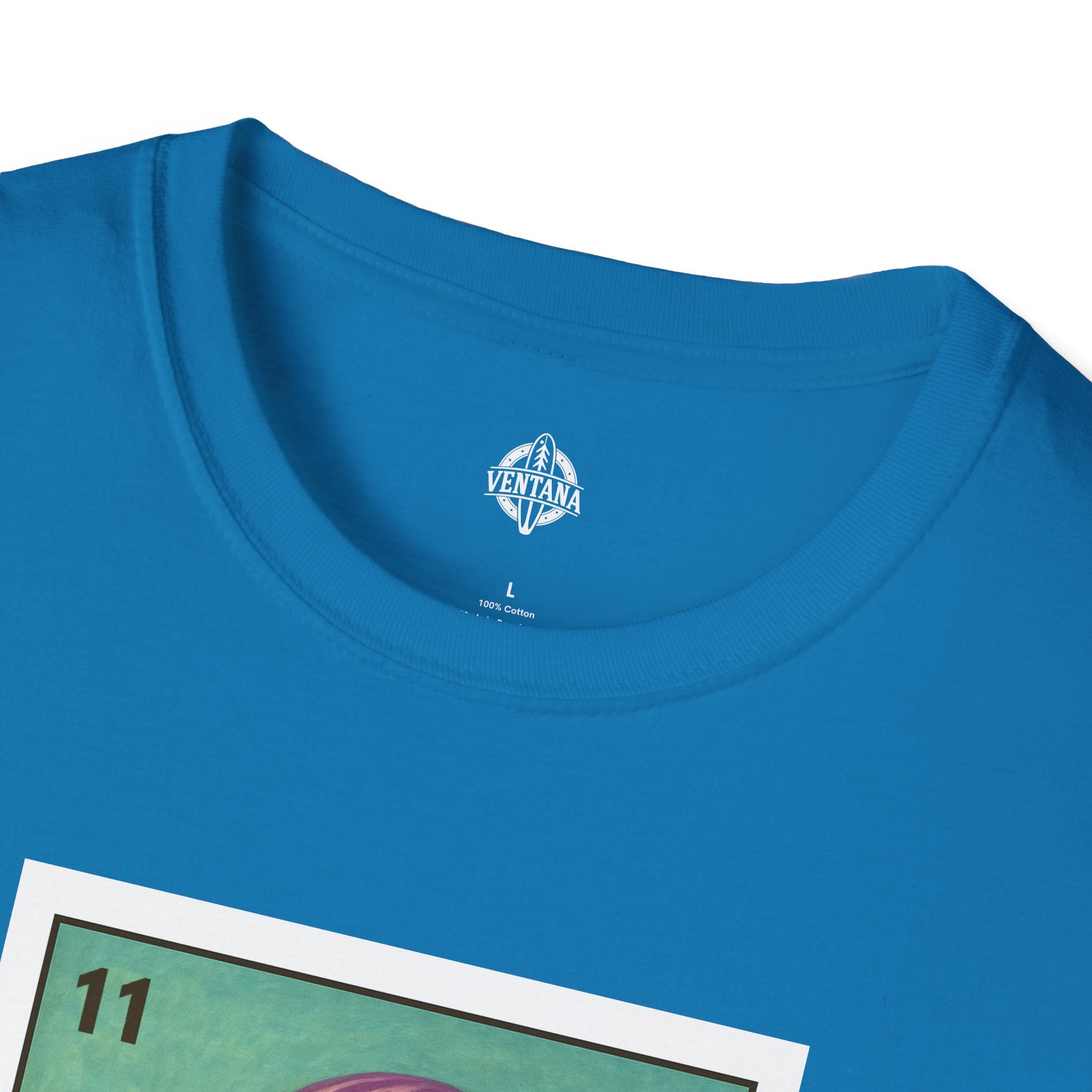 Sea Jelly Lotería Unisex - Soft Style U.S. Cotton T-Shirt (La Medusa)