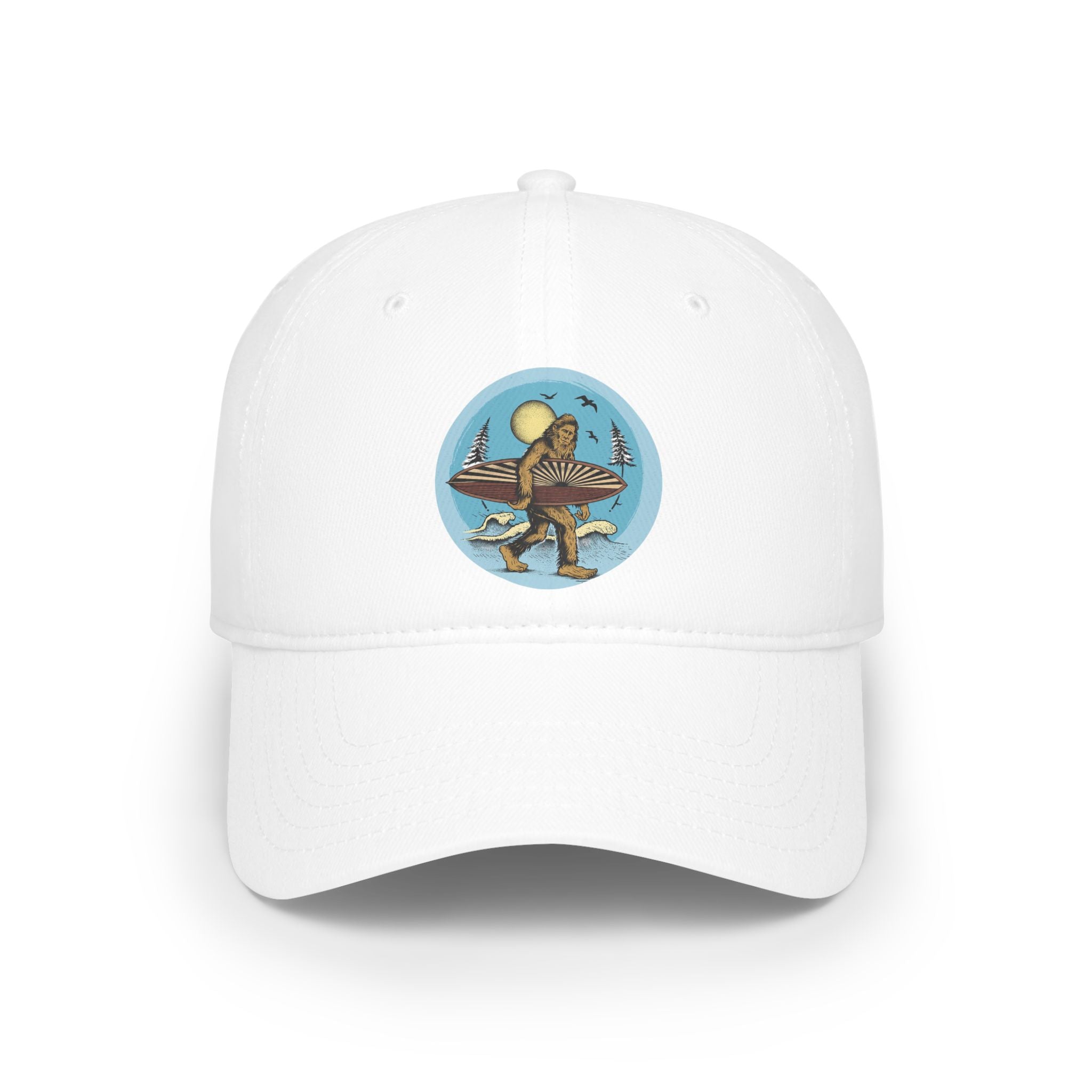 Ventana Surfsquatch by Thiago Bianchini Unisex - 100% Cotton Baseball Cap