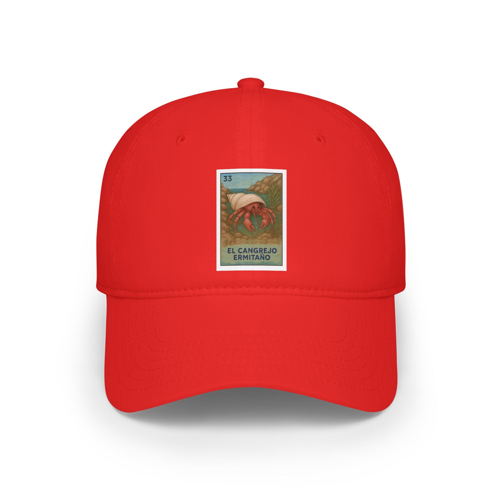 Hermit Crab Lotería Unisex - 100% Cotton Baseball Cap (El Cangrejo Ermitaño)