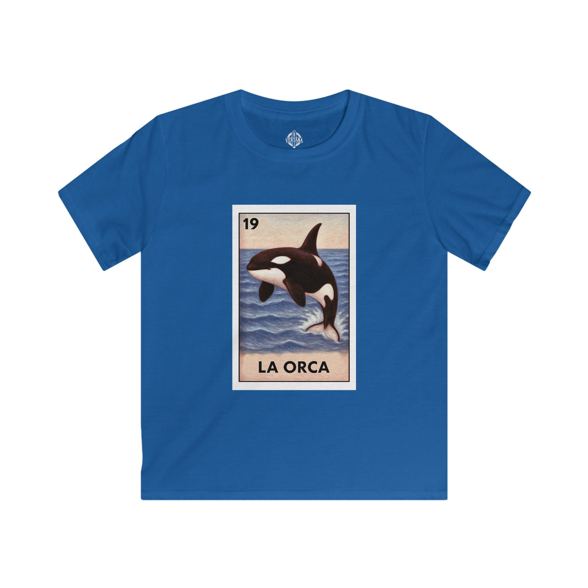 Orca Lotería Kids - Soft Style U.S. Cotton T-Shirt (La Orca)
