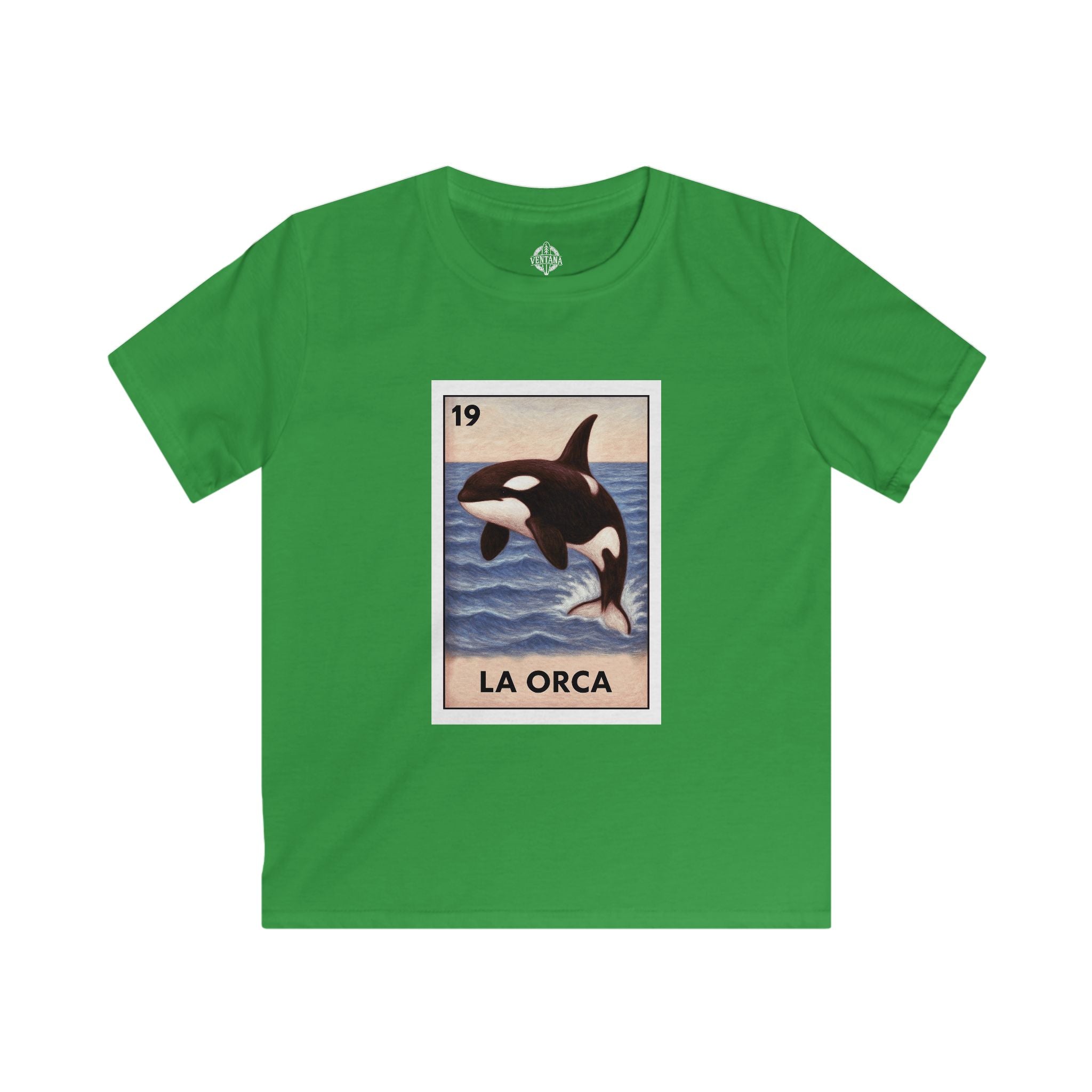 Orca Lotería Kids - Soft Style U.S. Cotton T-Shirt (La Orca)