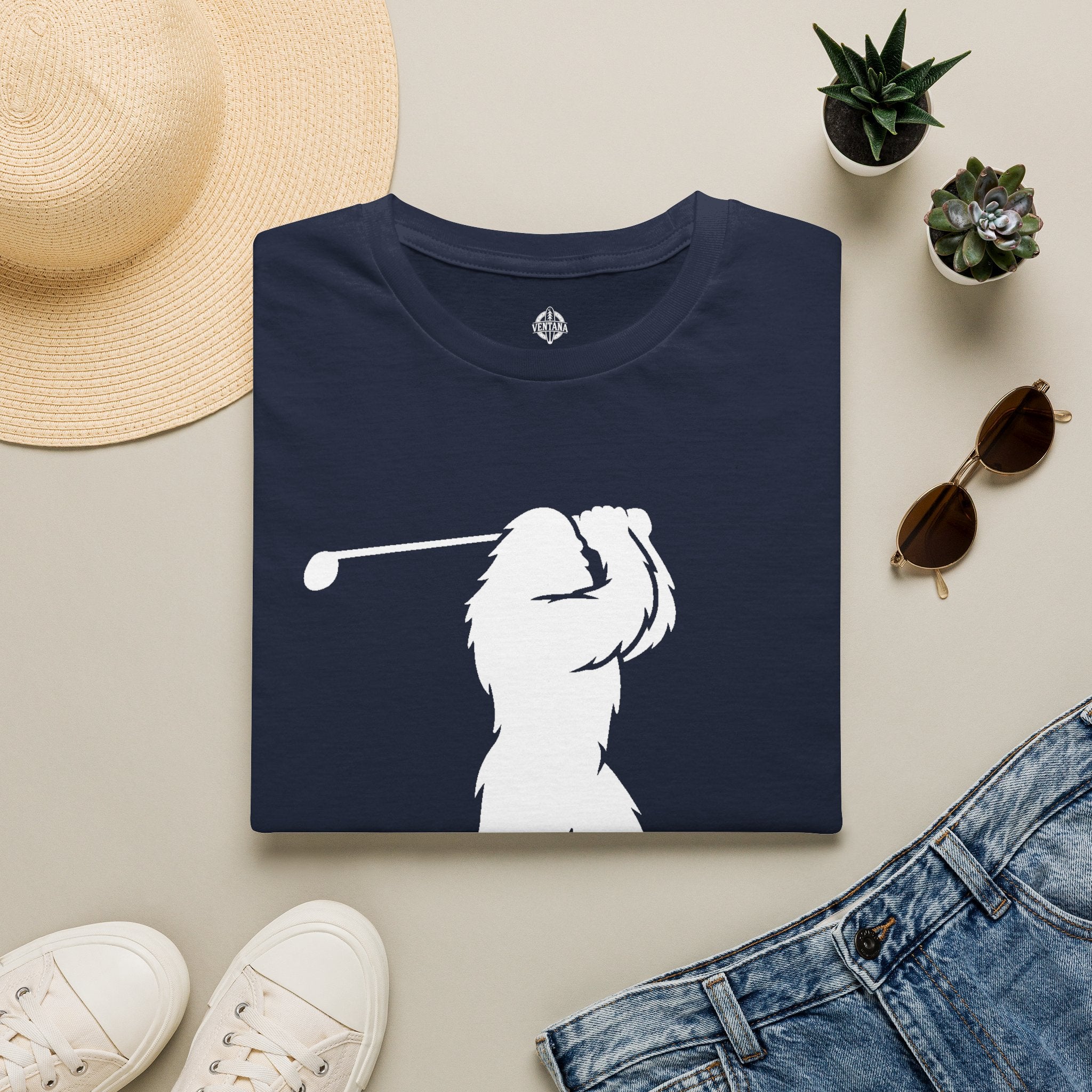 Ventana Golfsquatch Unisex - U.S. Cotton T-Shirt
