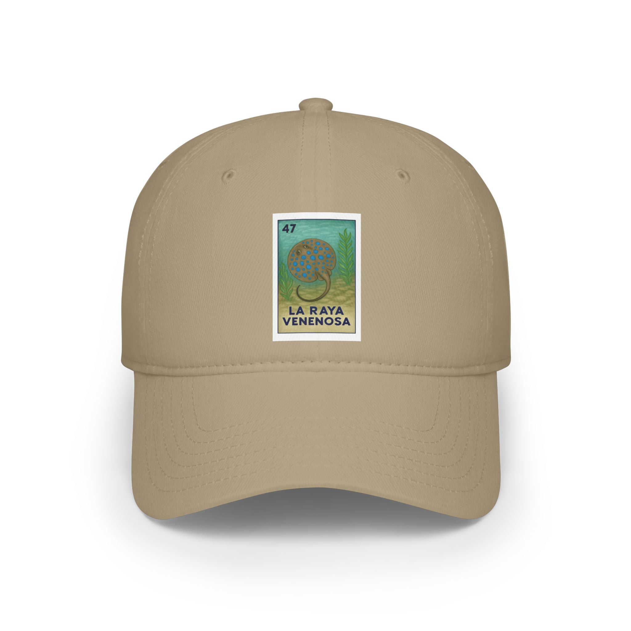 Stingray Lotería Unisex - 100% Cotton Baseball Cap (La Raya Venenosa)