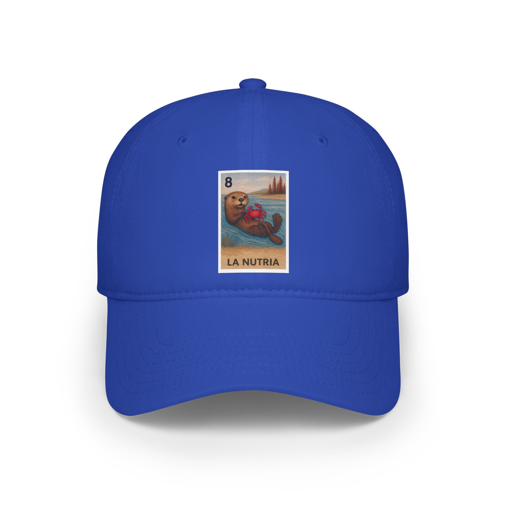 Sea Otter Lotería Unisex - 100% Cotton Baseball Cap (La Nutria)
