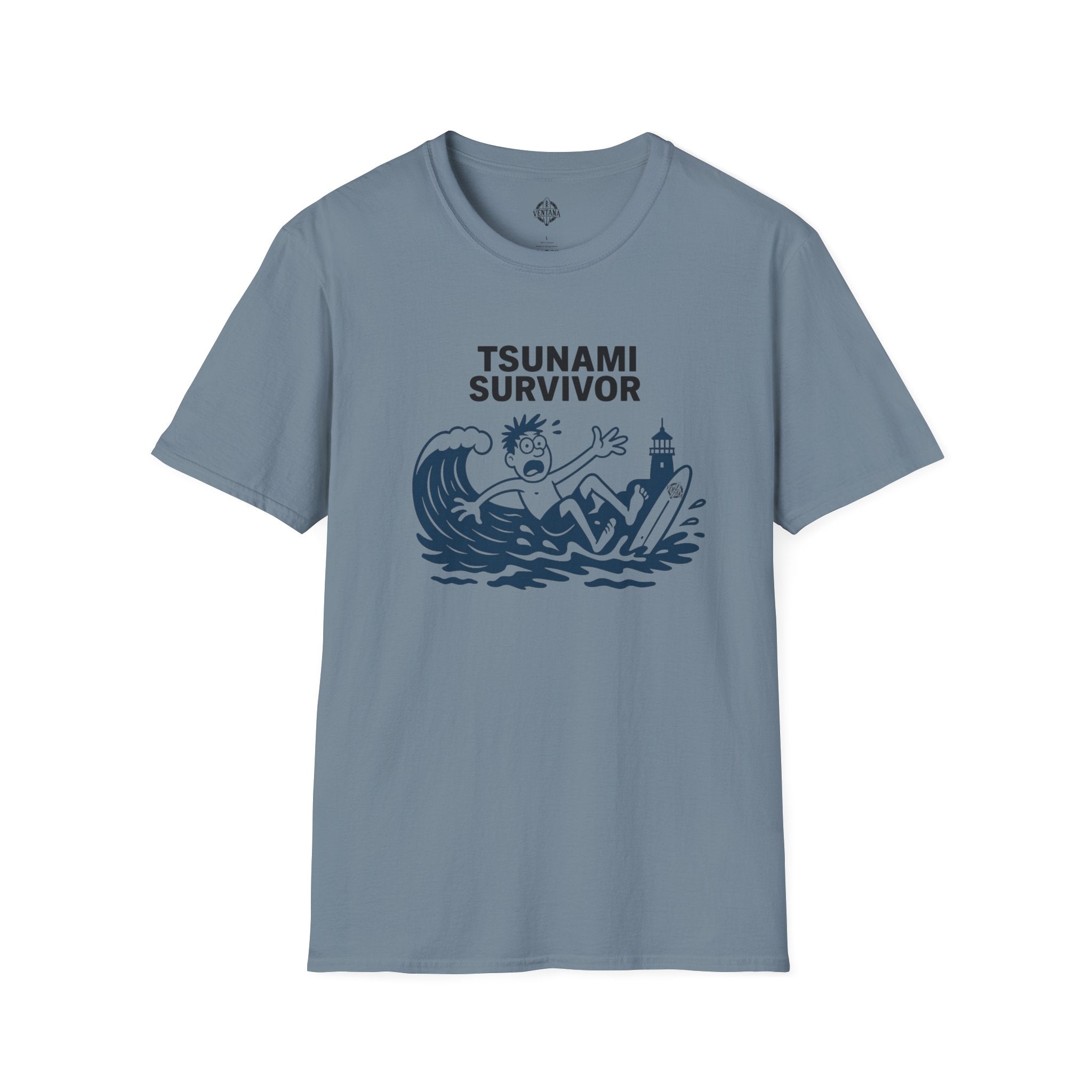 Tsunami Survivor Unisex - Soft Style U.S. Cotton T-Shirt