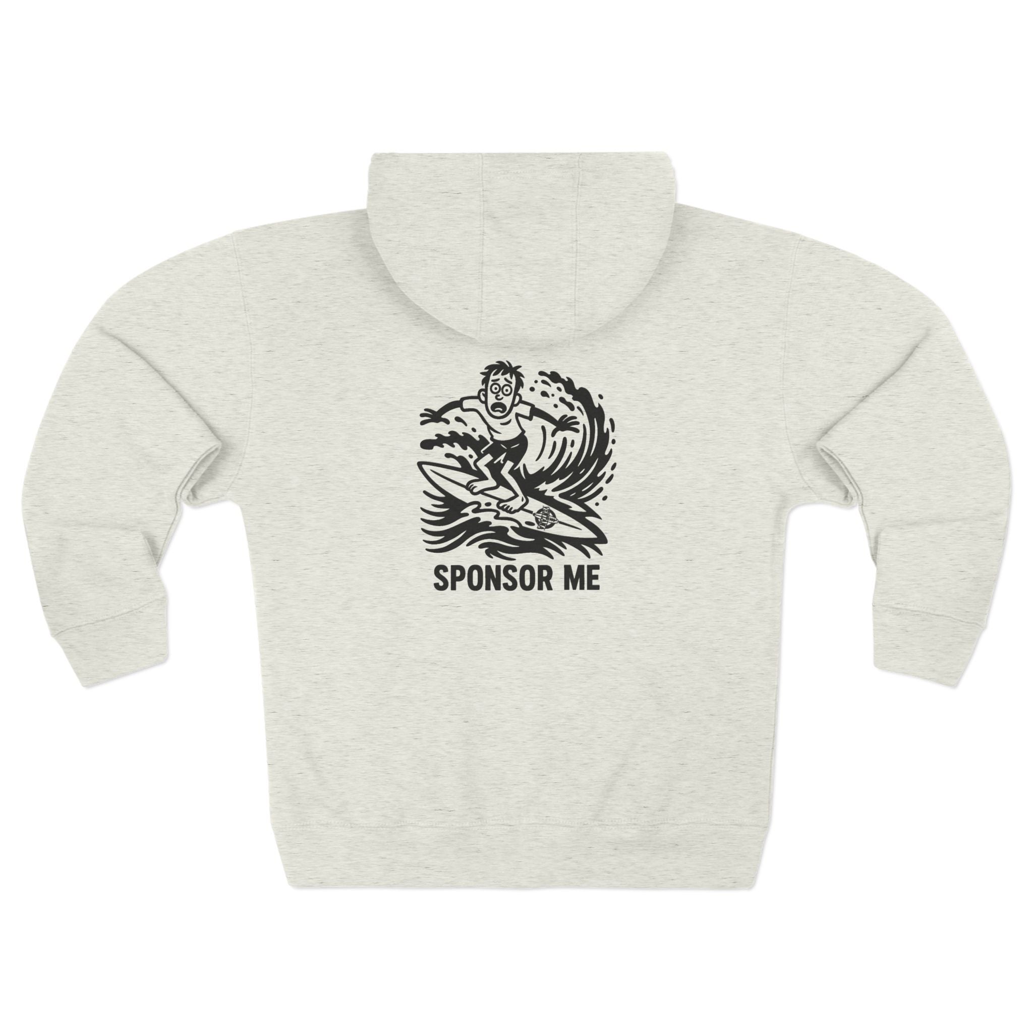 Sponsor Me Unisex - Zip Cotton Blend Fleece Hoodie